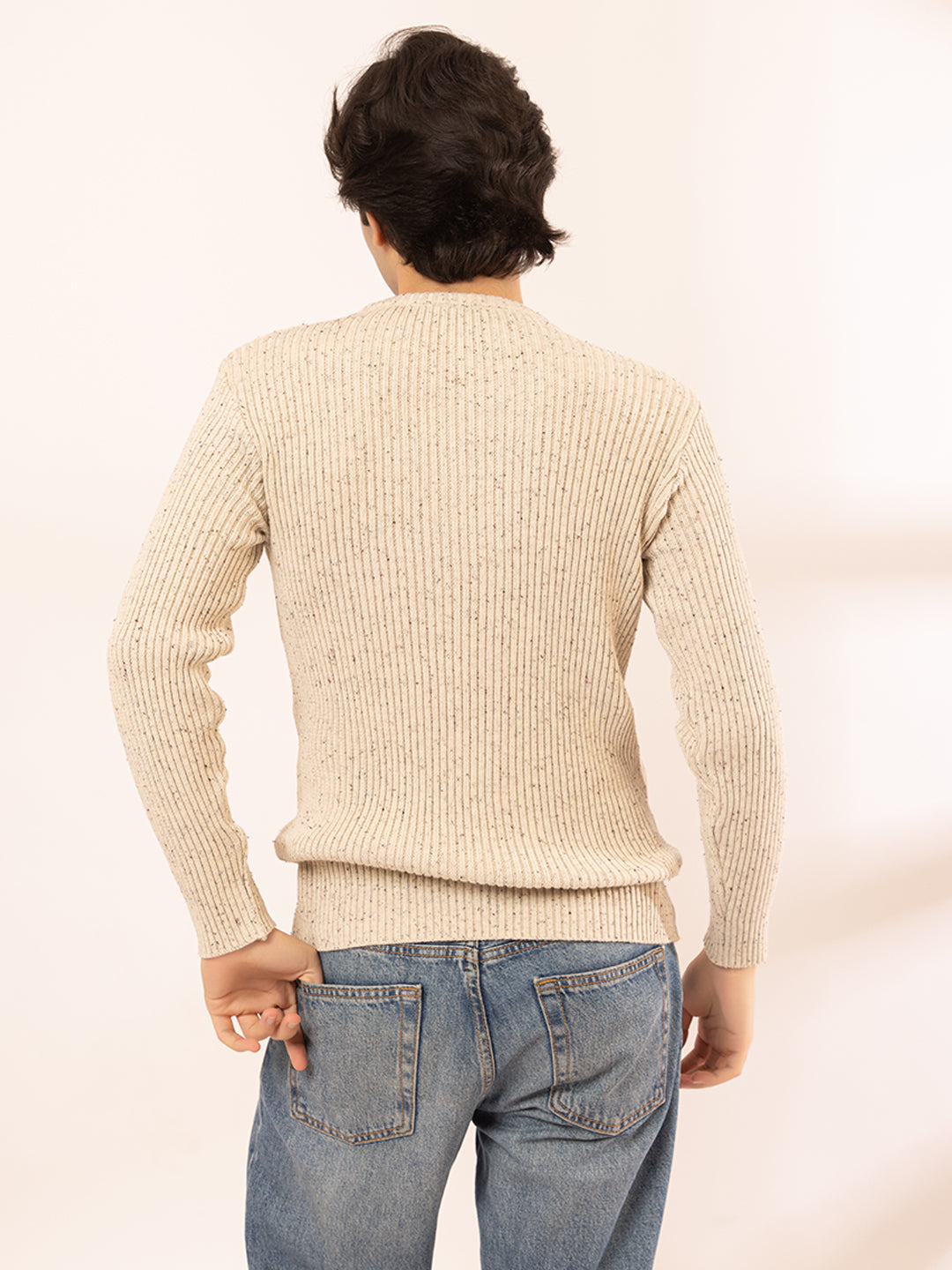 Limited Edition Chunky Ribbed Body Shaping Pullover I 237 VanillaBean