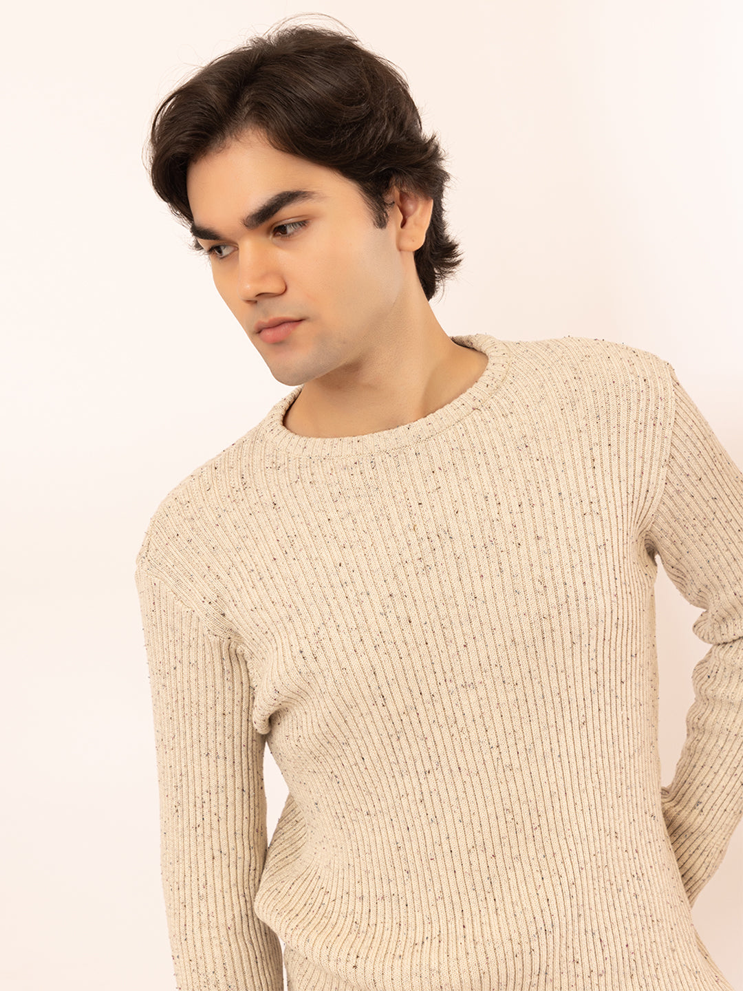 Limited Edition Chunky Ribbed Body Shaping Pullover I 237 VanillaBean