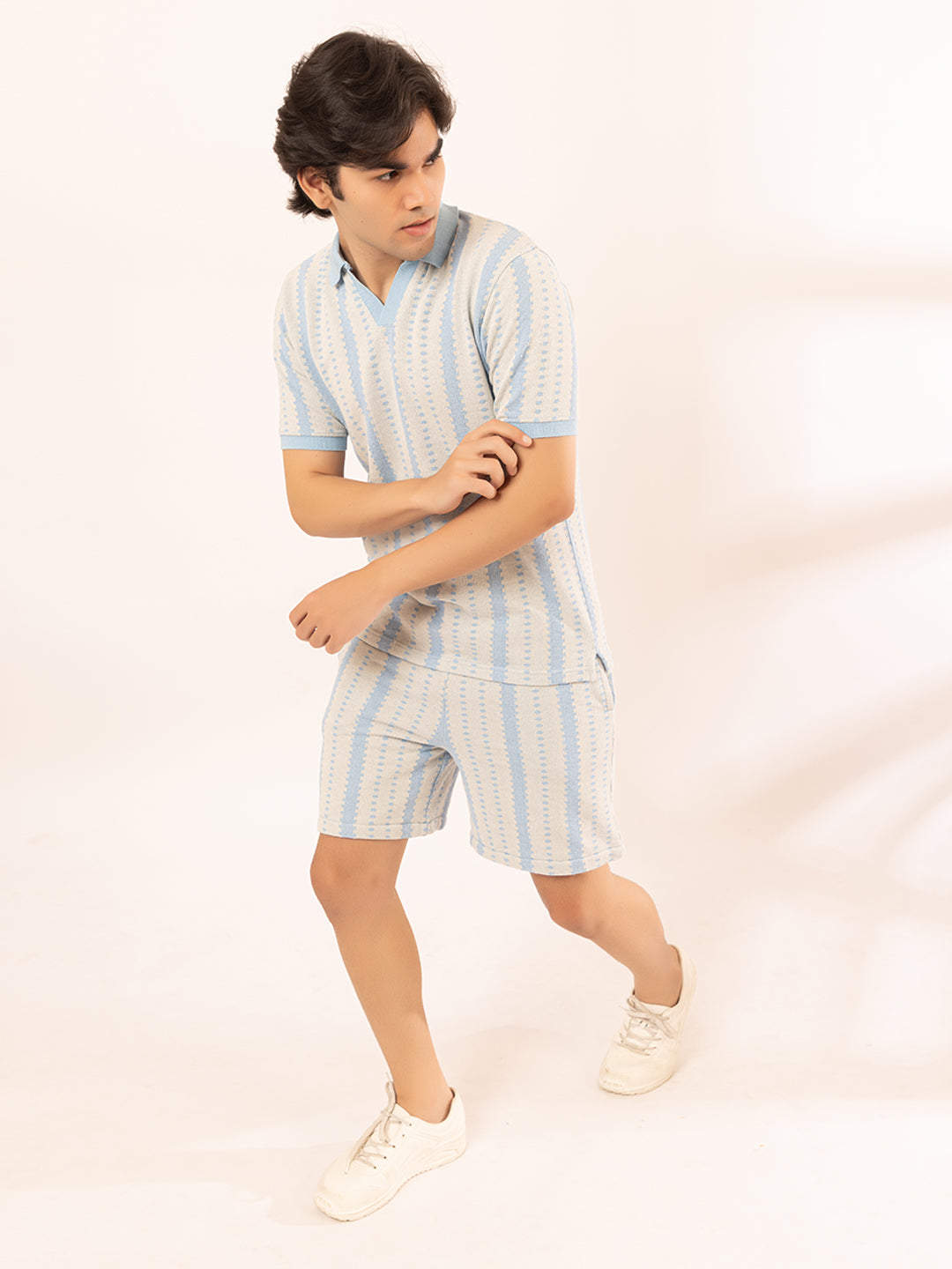 147 Resort Shorts Crochet I Summer Sky