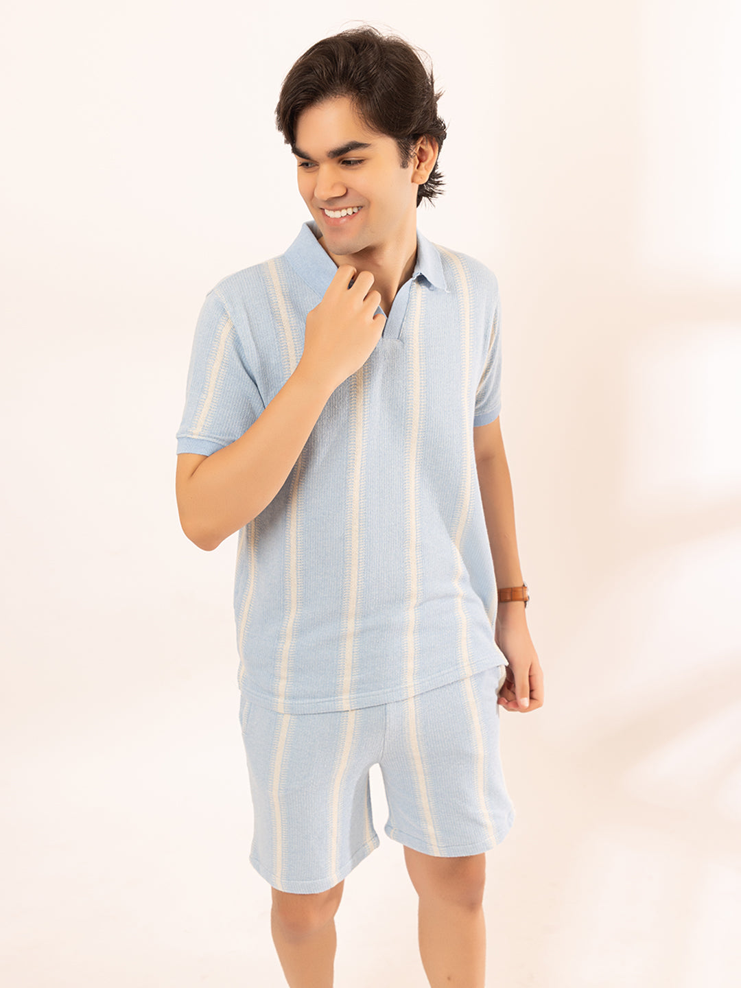 148 Resort Shorts Crochet I Summer Sky