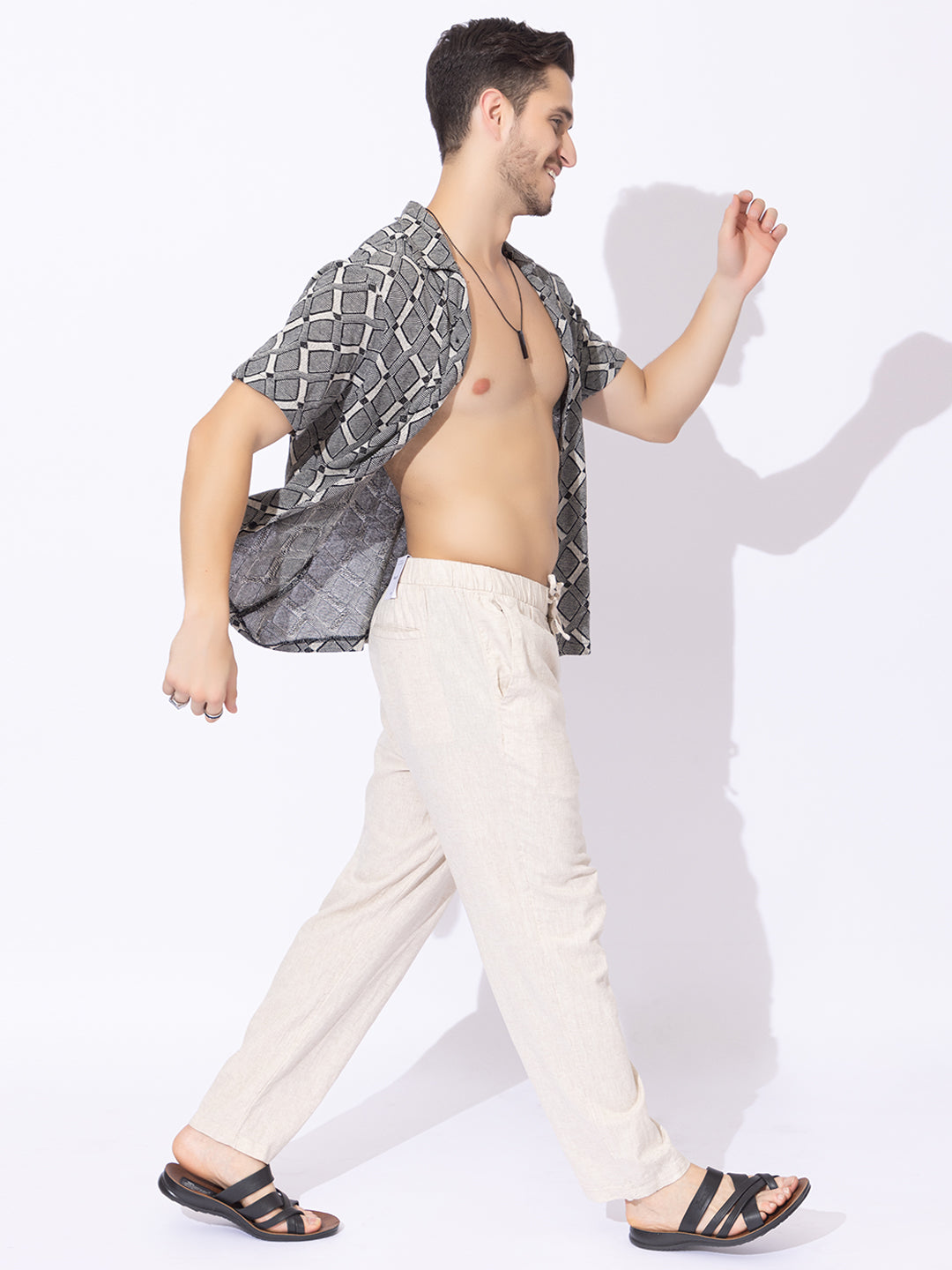 505 Resort Shirt Crochet I Black