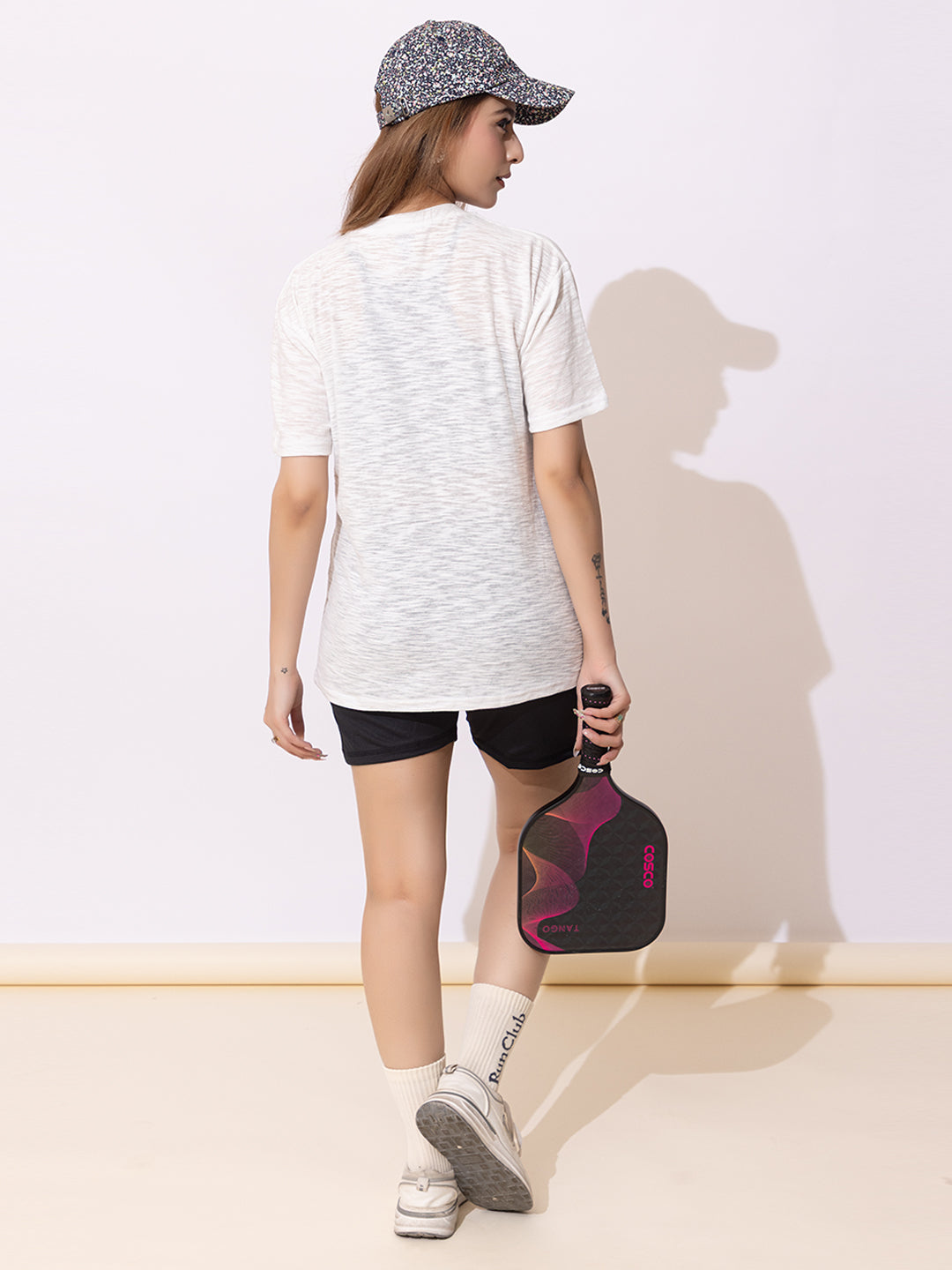 137 Oversized Dri-Fit Sports T-shirt I Pickleball I Off White