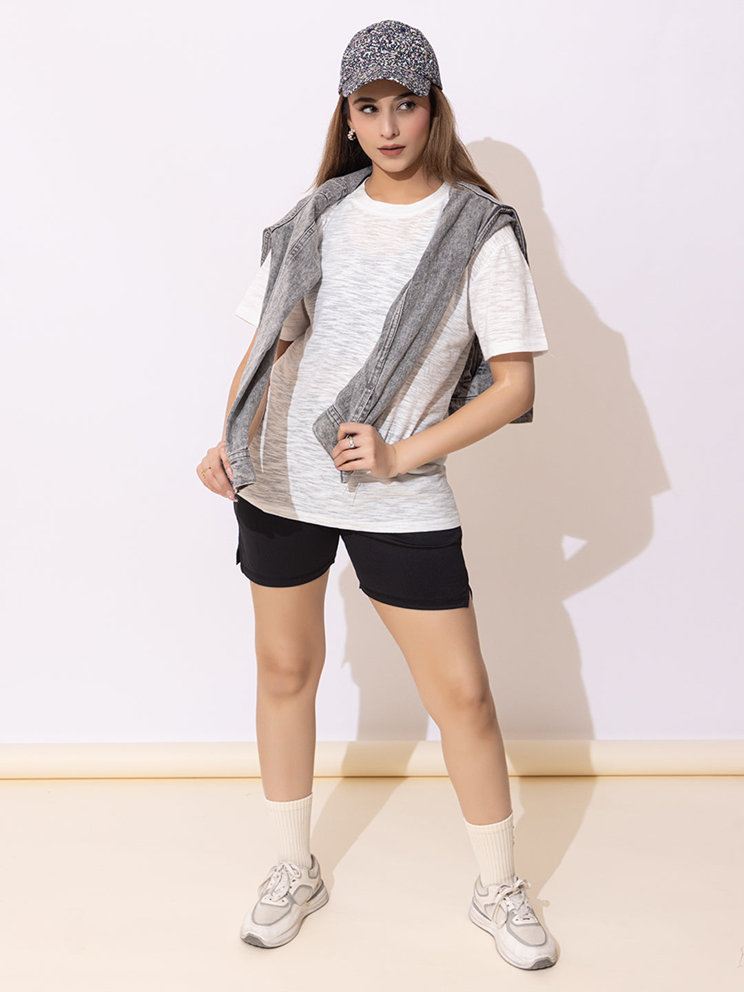 137 Oversized Dri-Fit Sports T-shirt I Pickleball I Off White