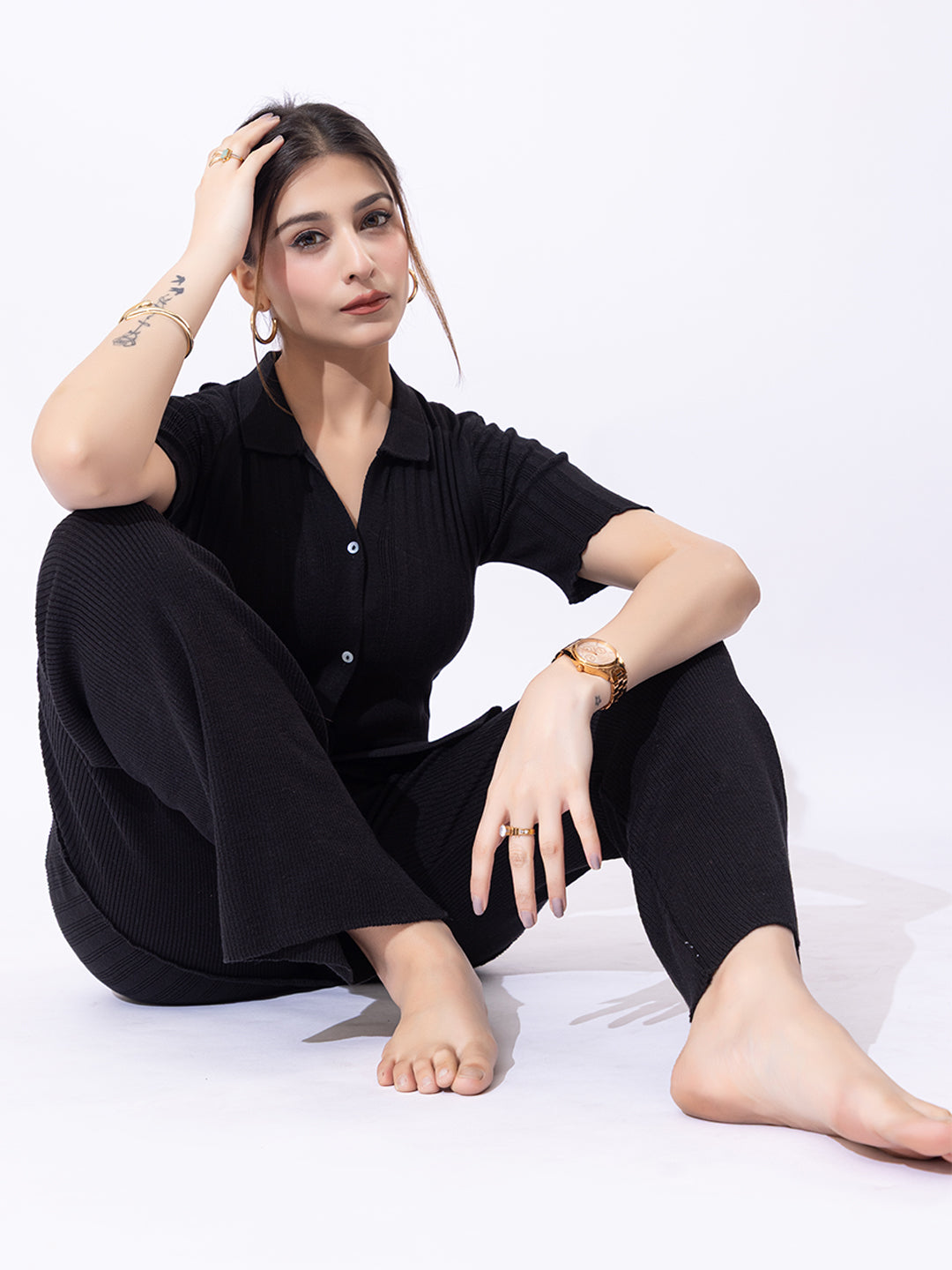 808 Maternity Tunic Top I Black