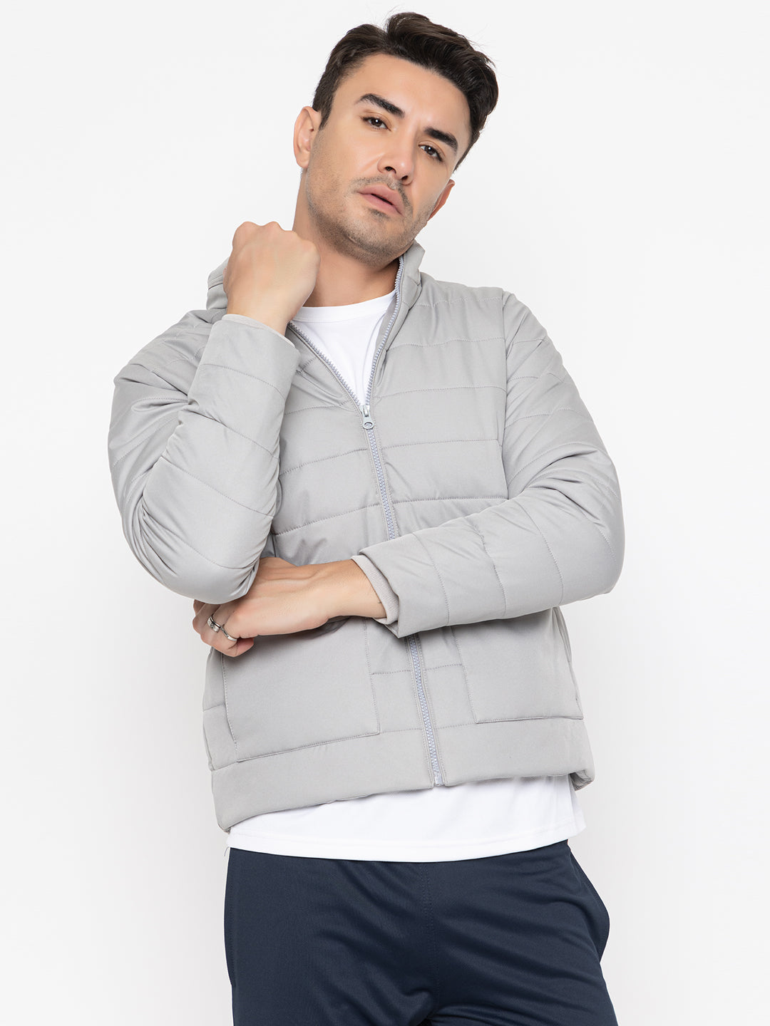 902 Quilted Insulator Jacket I Grey