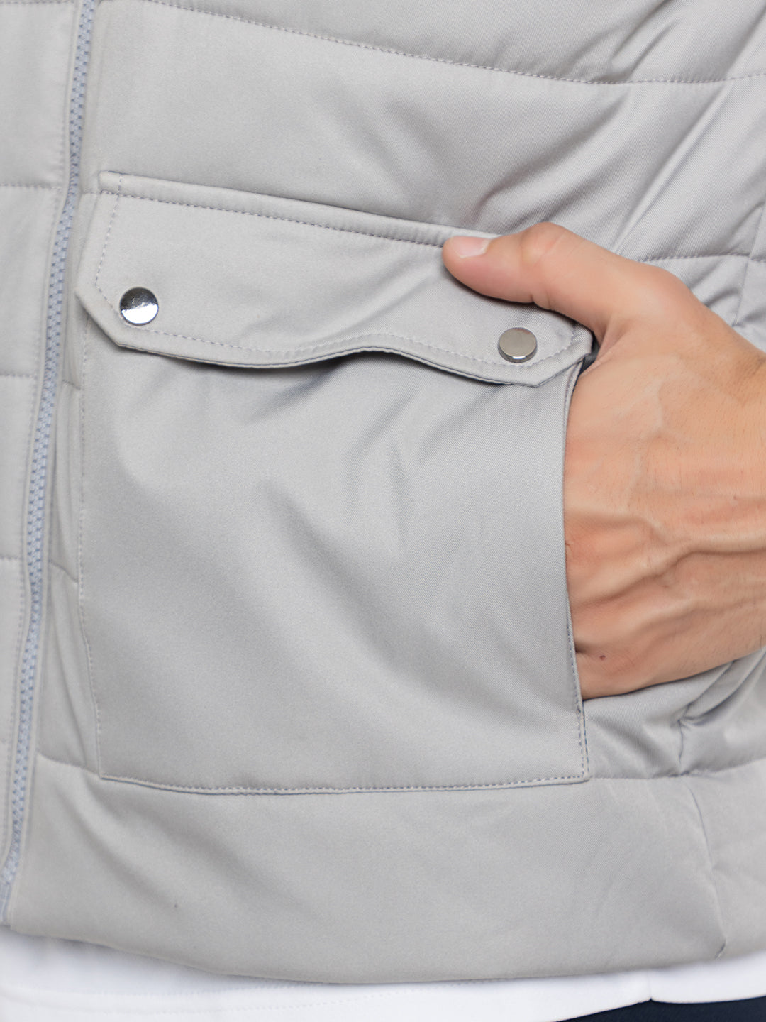 902 Quilted Insulator Jacket I Grey