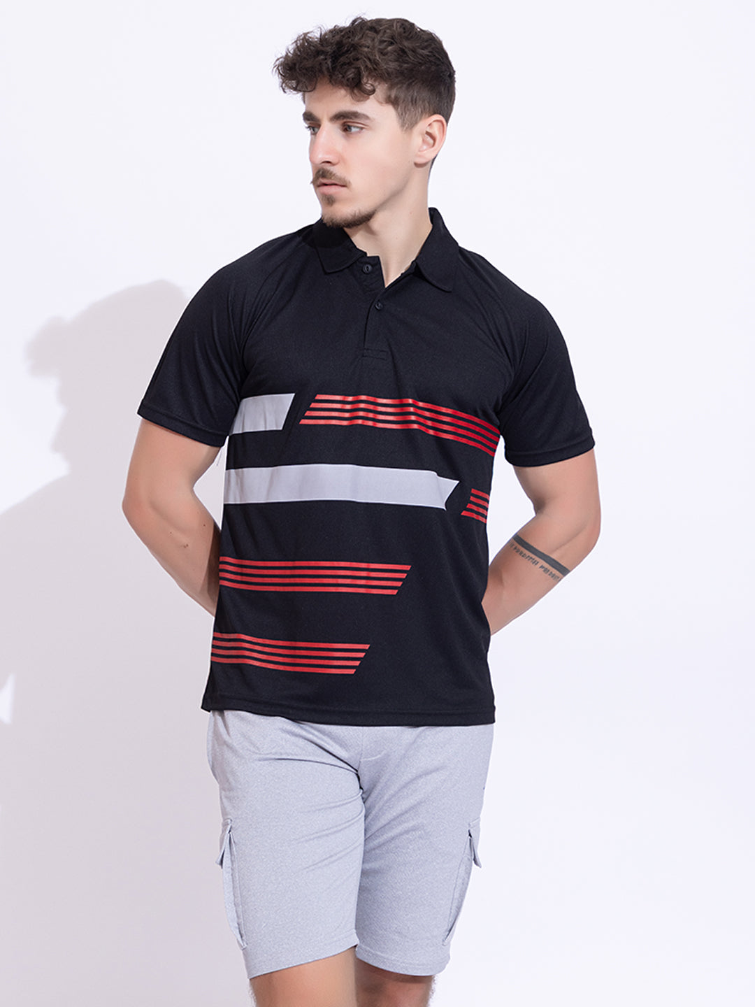 142 Polo Dri-Fit Sports T-shirt I Black