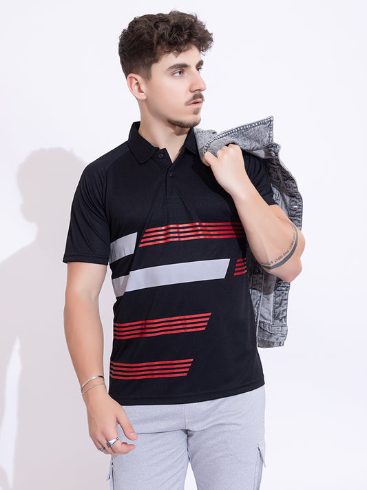 142 Polo Dri-Fit Sports T-shirt I Black