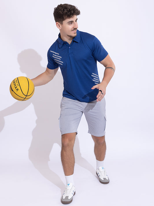 119 Polo Dri-Fit Sports T-shirt I Denim Blue