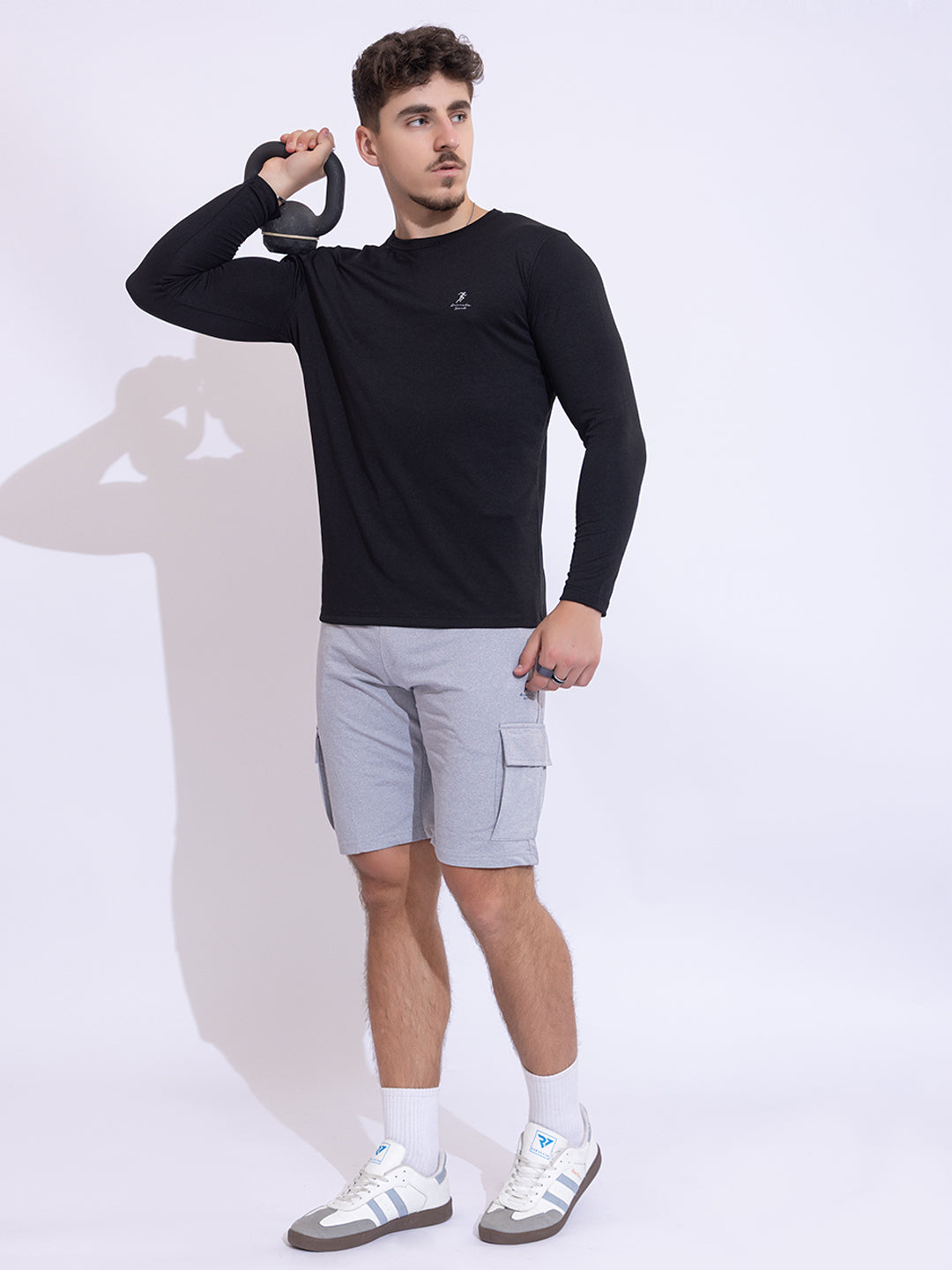 122 Dri-Fit Sports T-shirt I Black I Long Sleeves