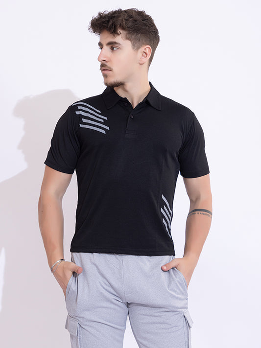 119 Polo Dri-Fit Sports T-shirt I Black