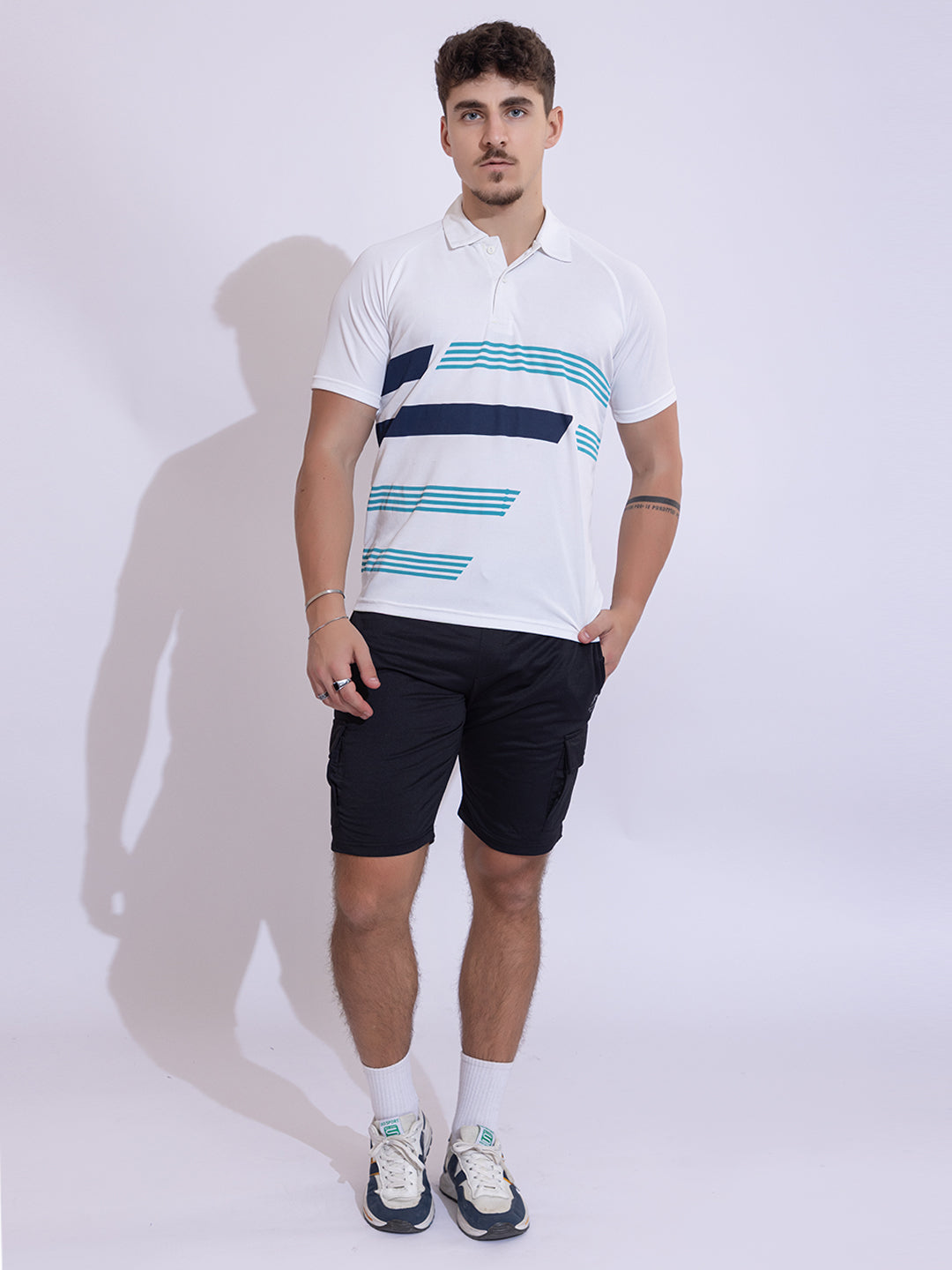 142 Polo Dri-Fit Sports T-shirt I White