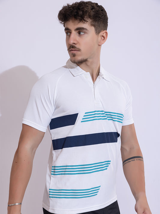 142 Polo Dri-Fit Sports T-shirt I White