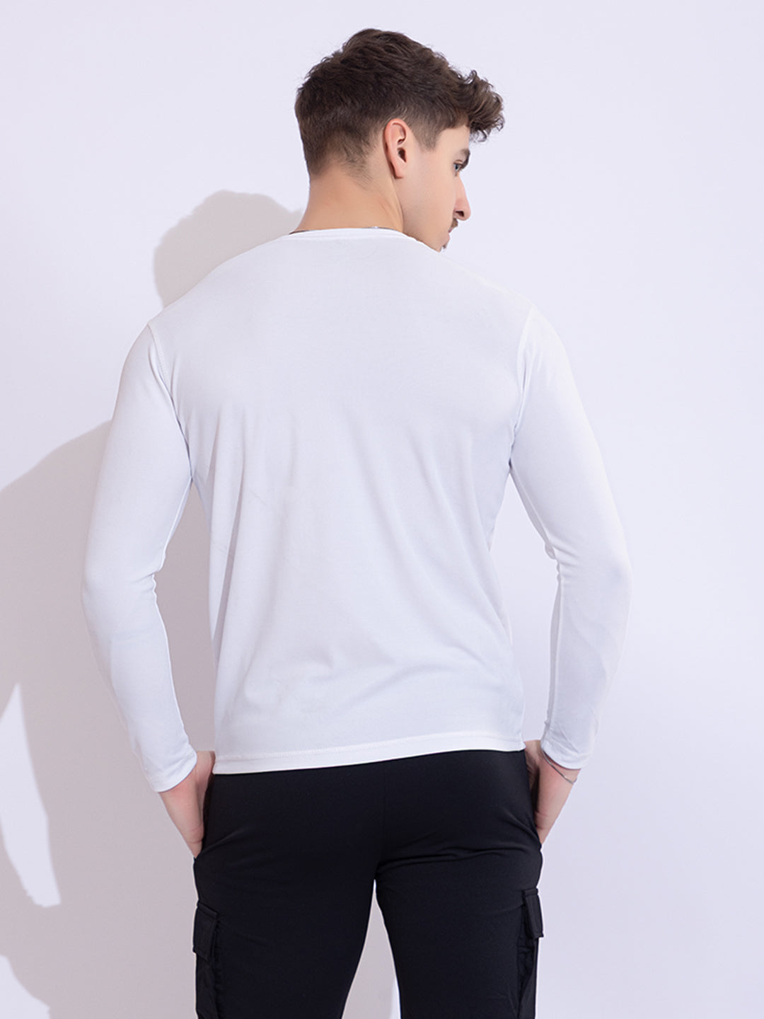 122 Dri-Fit Sports T-shirt I White I Long Sleeves