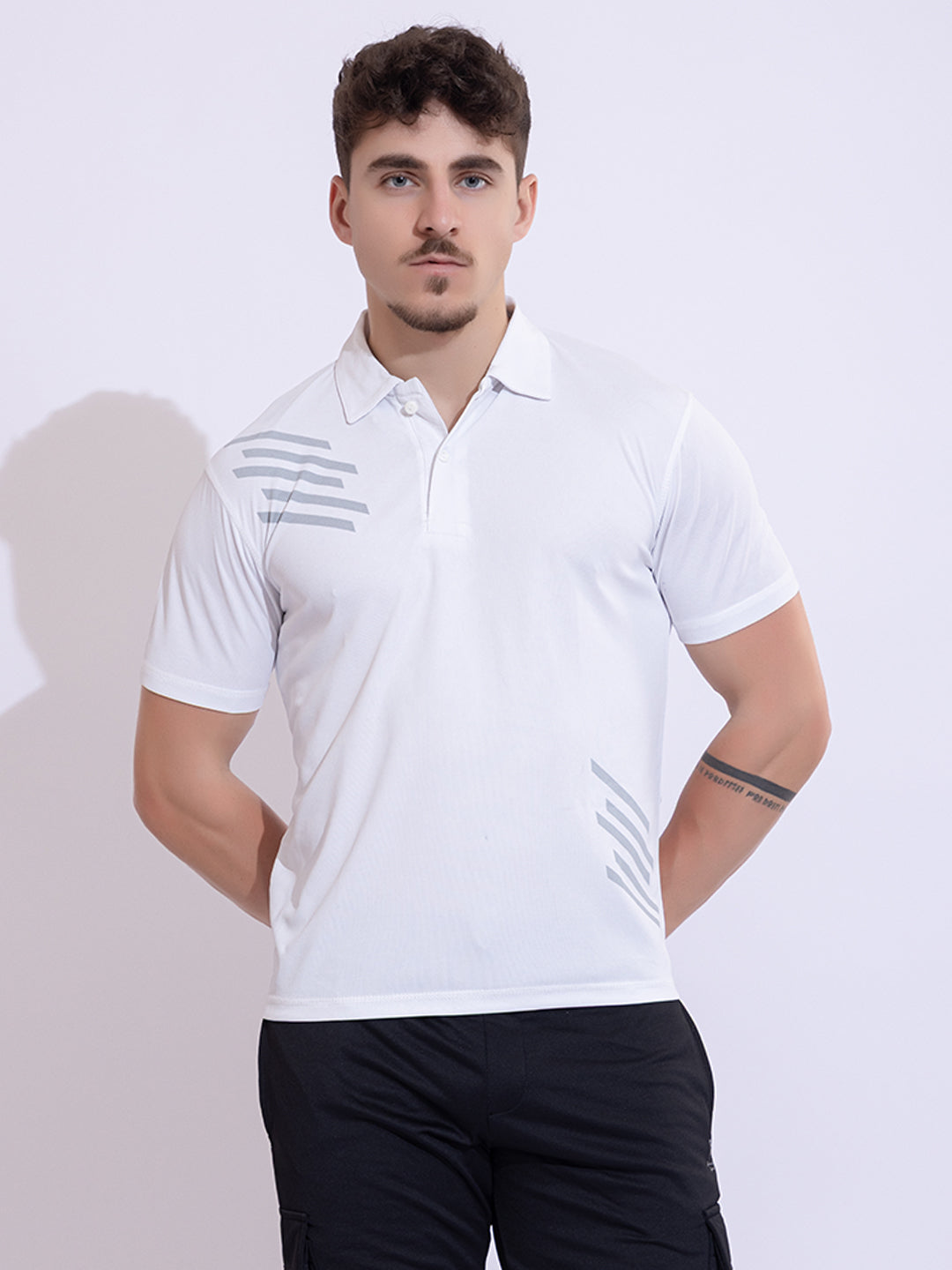 119 Polo Dri-Fit Sports T-shirt I White