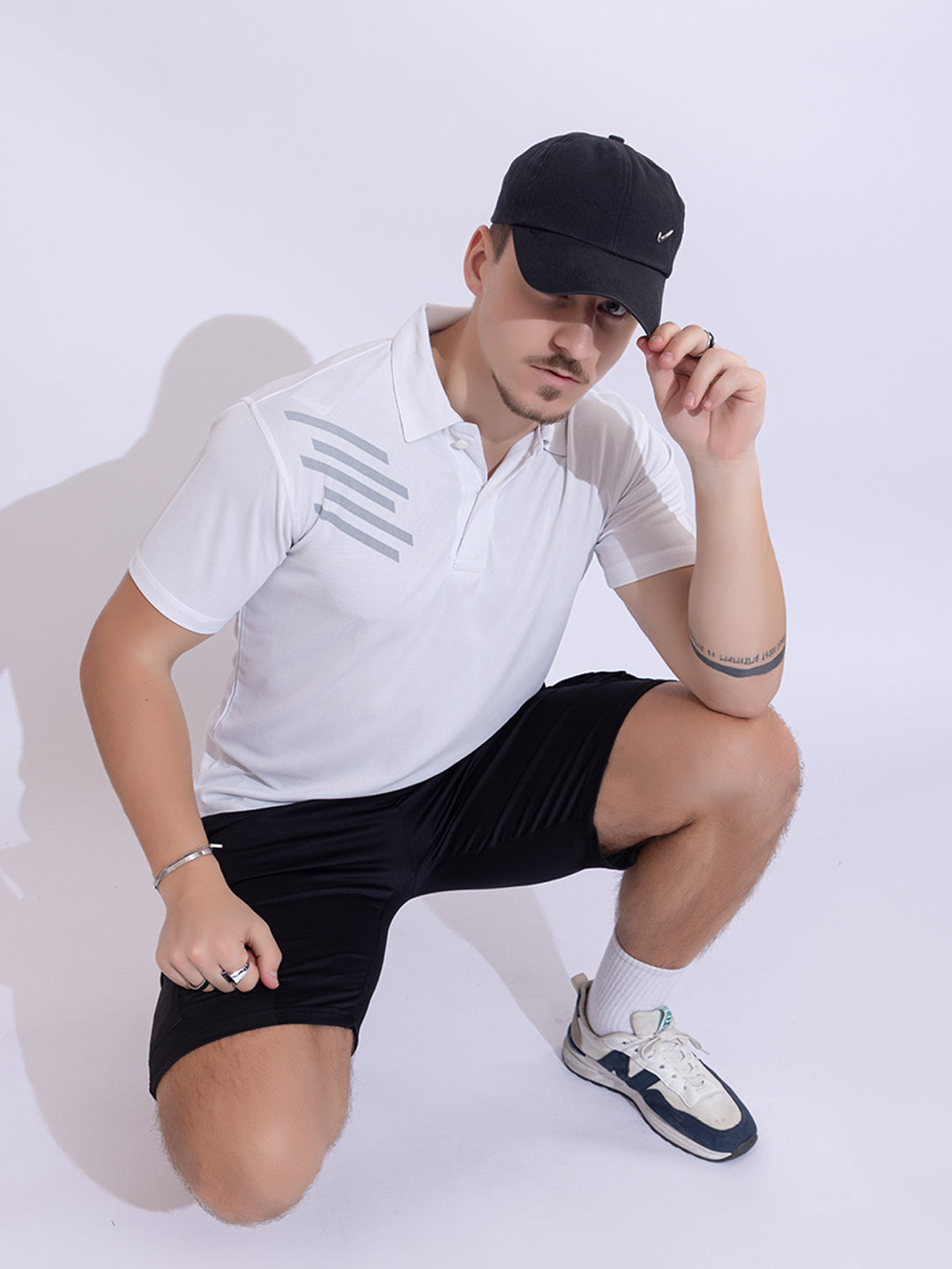 119 Polo Dri-Fit Sports T-shirt I White