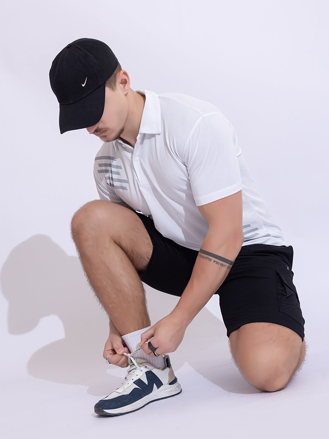 119 Polo Dri-Fit Sports T-shirt I White