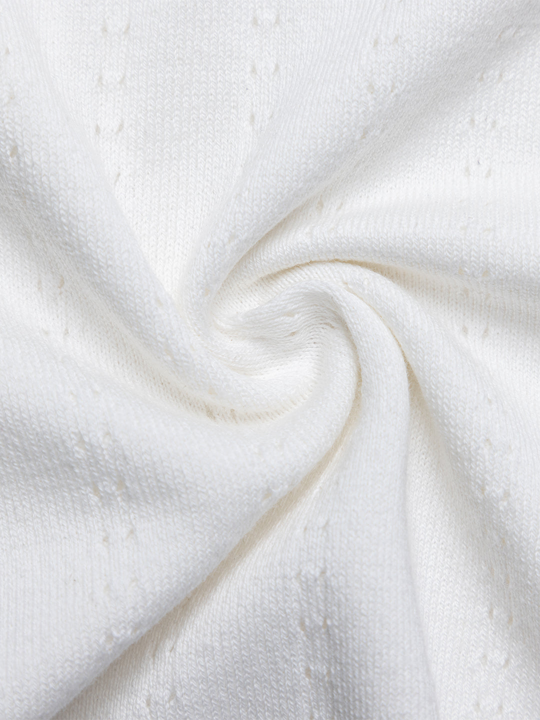 Italian Summer Textured Knit Polo I Vanilla I Boys