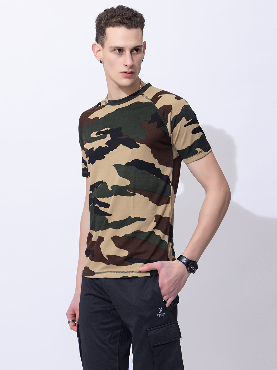 121 Dri-Fit Sports T-shirt I Army Camo