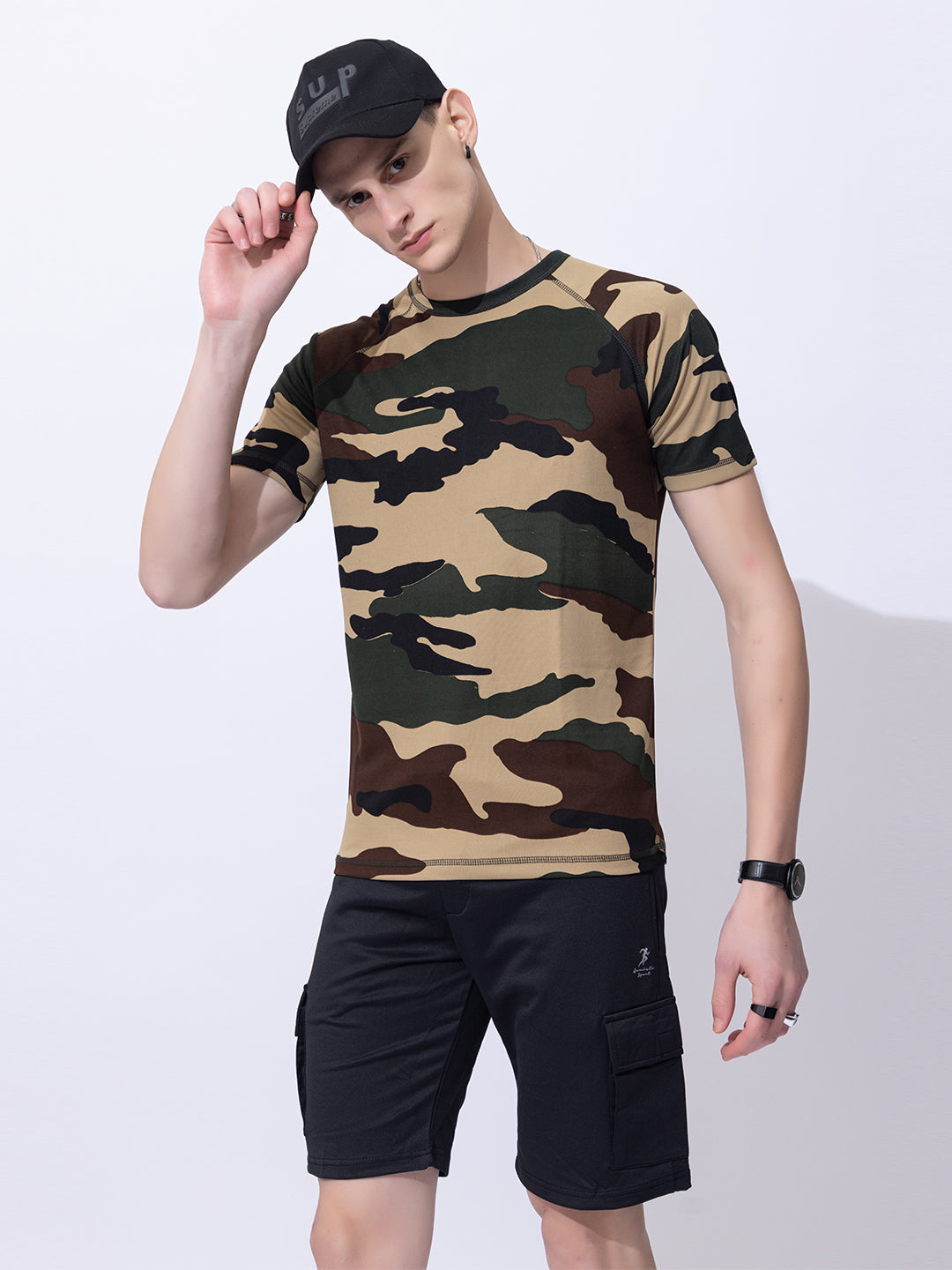 121 Dri-Fit Sports T-shirt I Army Camo