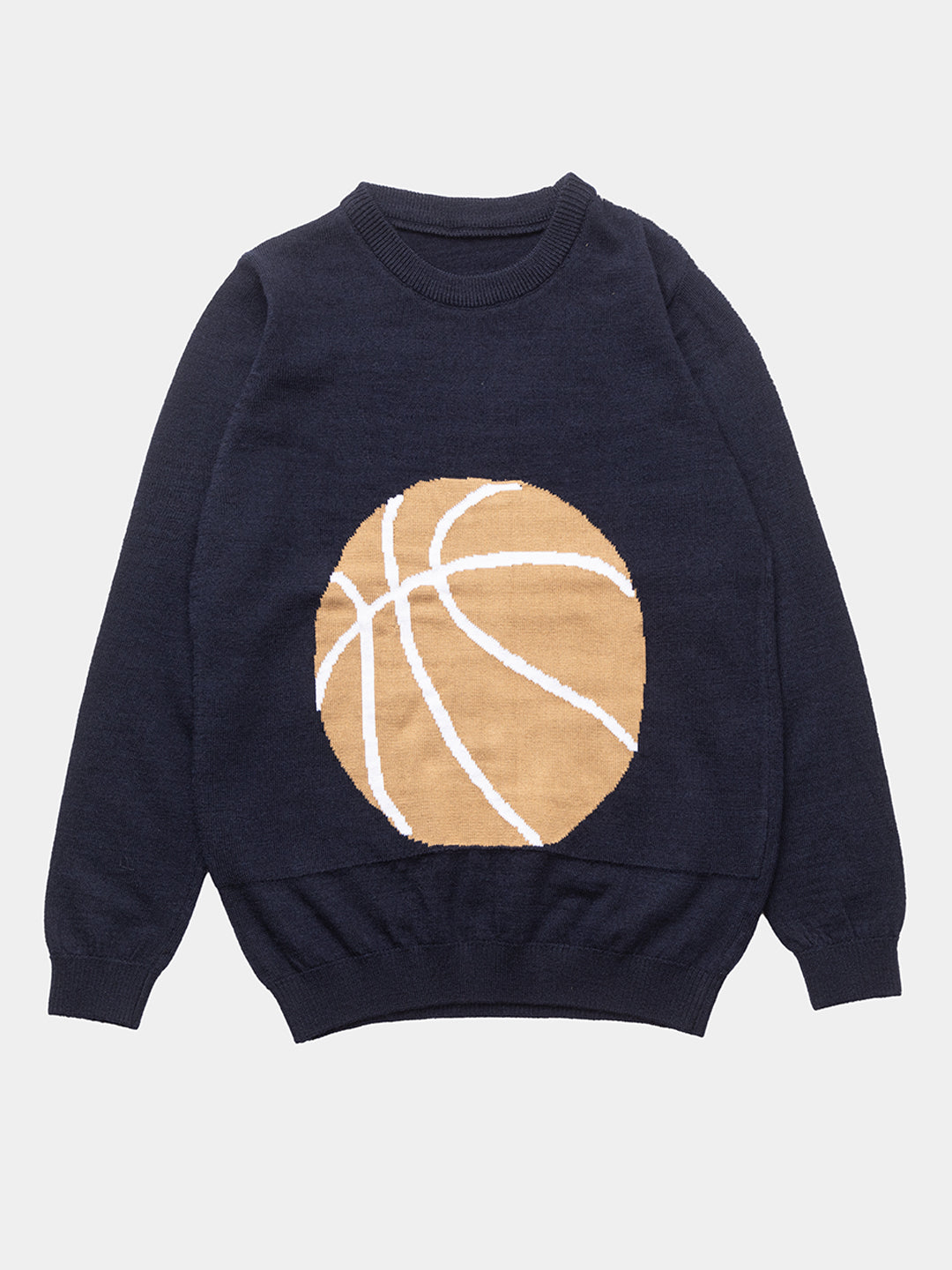 244 Boys Pullover I Wool I Woolmark Certified I Navy