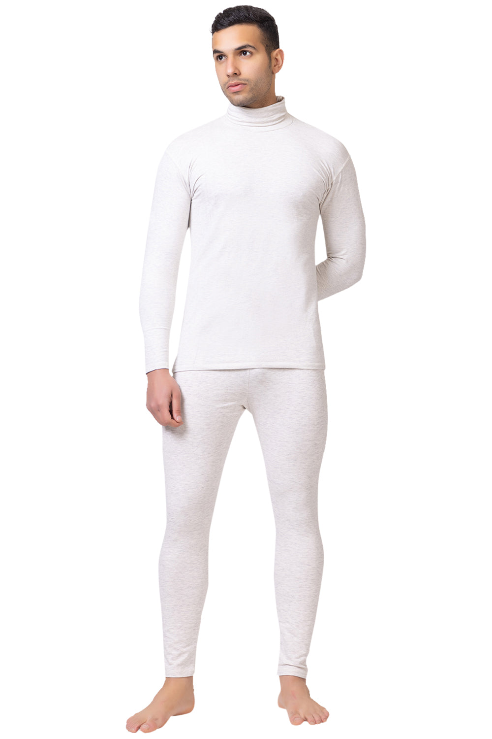 High Neck Thermal Wear For Men 206 High Neck Quilted Thermal Set I