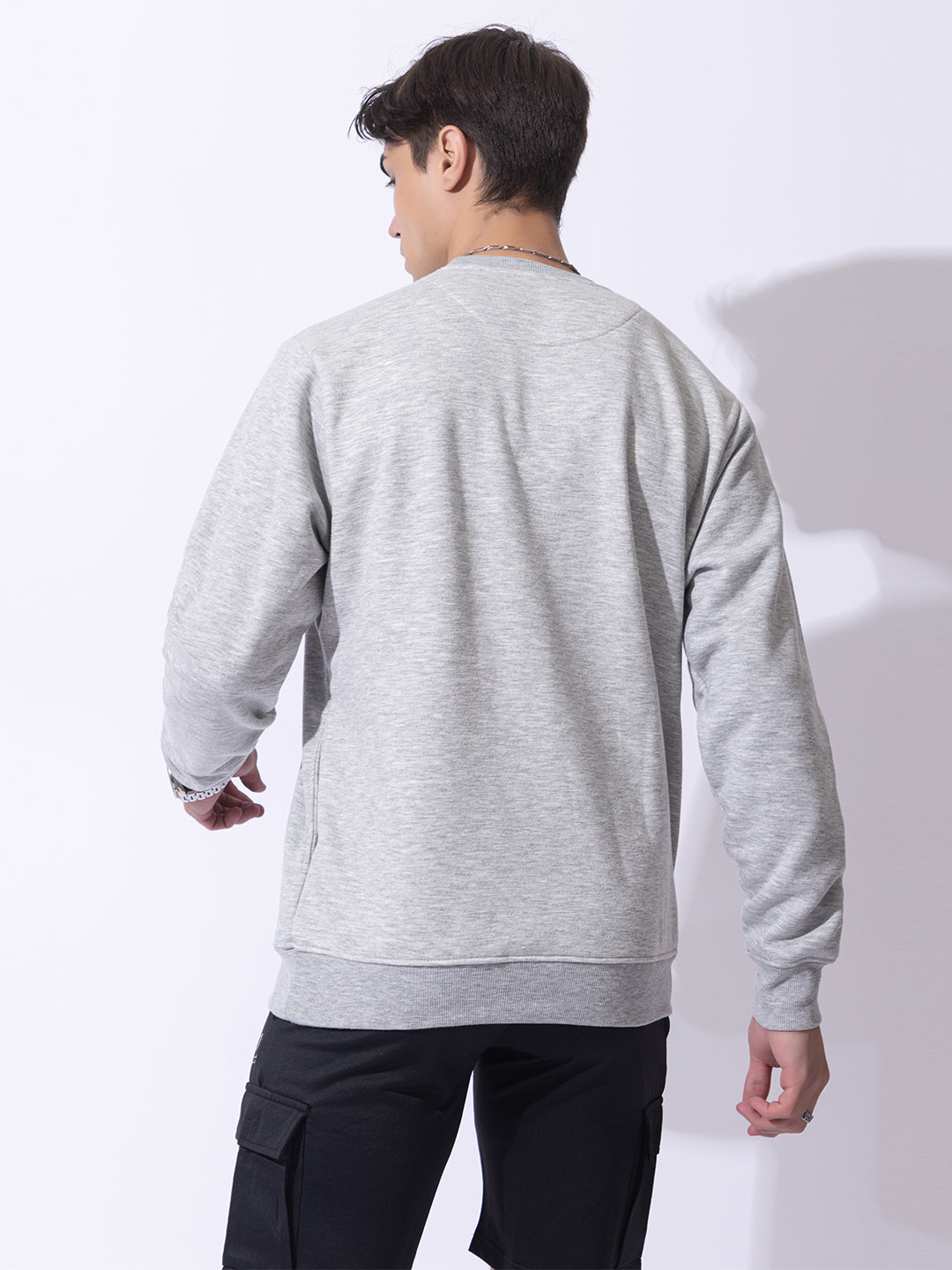 127 Polo Dri-Fit Sports T-shirt I Grey I Long Sleeves Pure Cotton