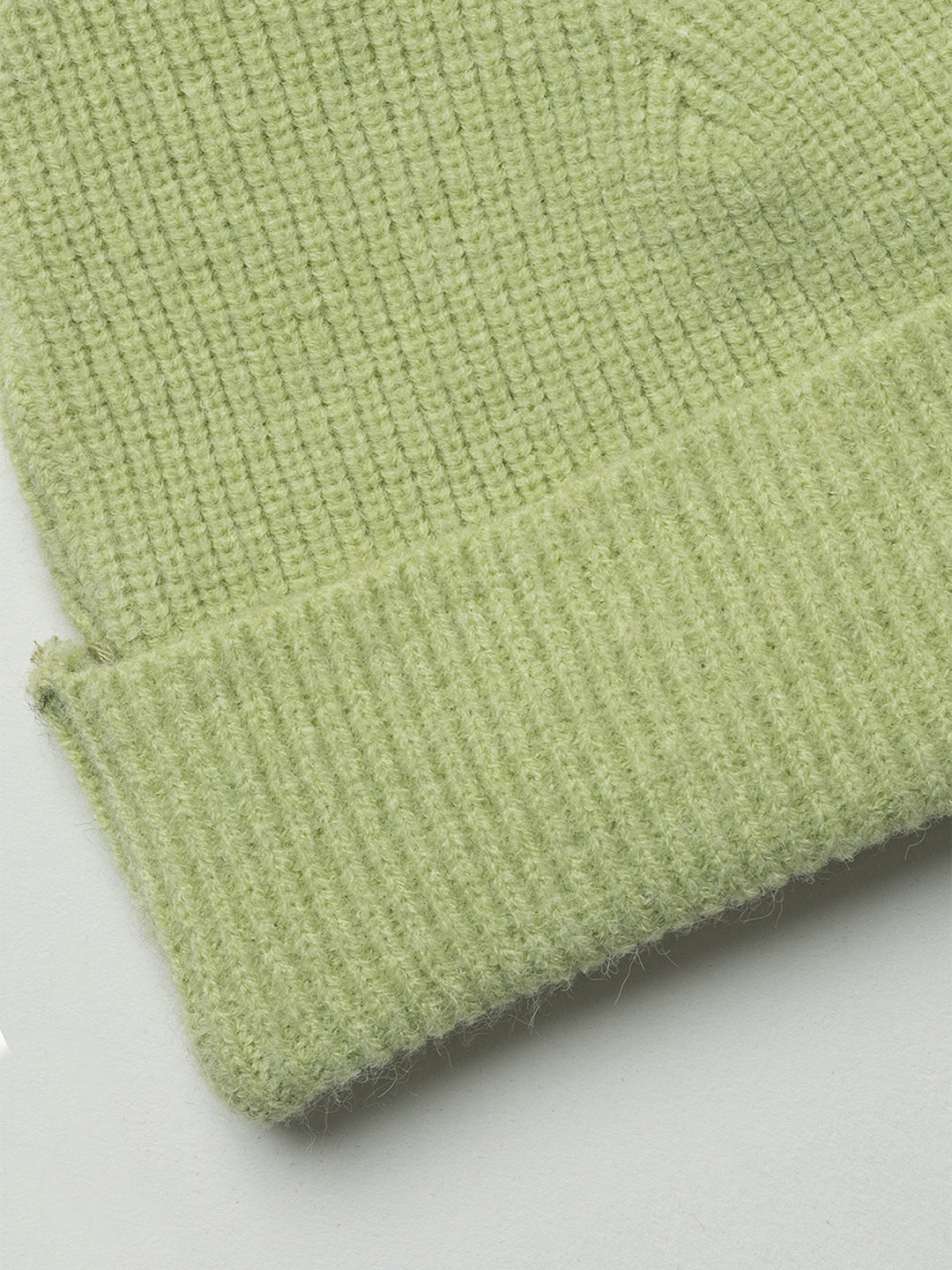 007 Rib Knitted Beanie I Mint Green I Unisex Men
