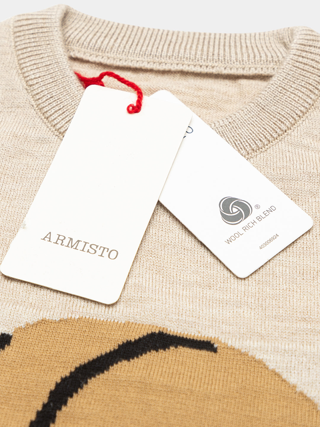 244 Boys Pullover I Wool I Woolmark Certified I Oatmeal