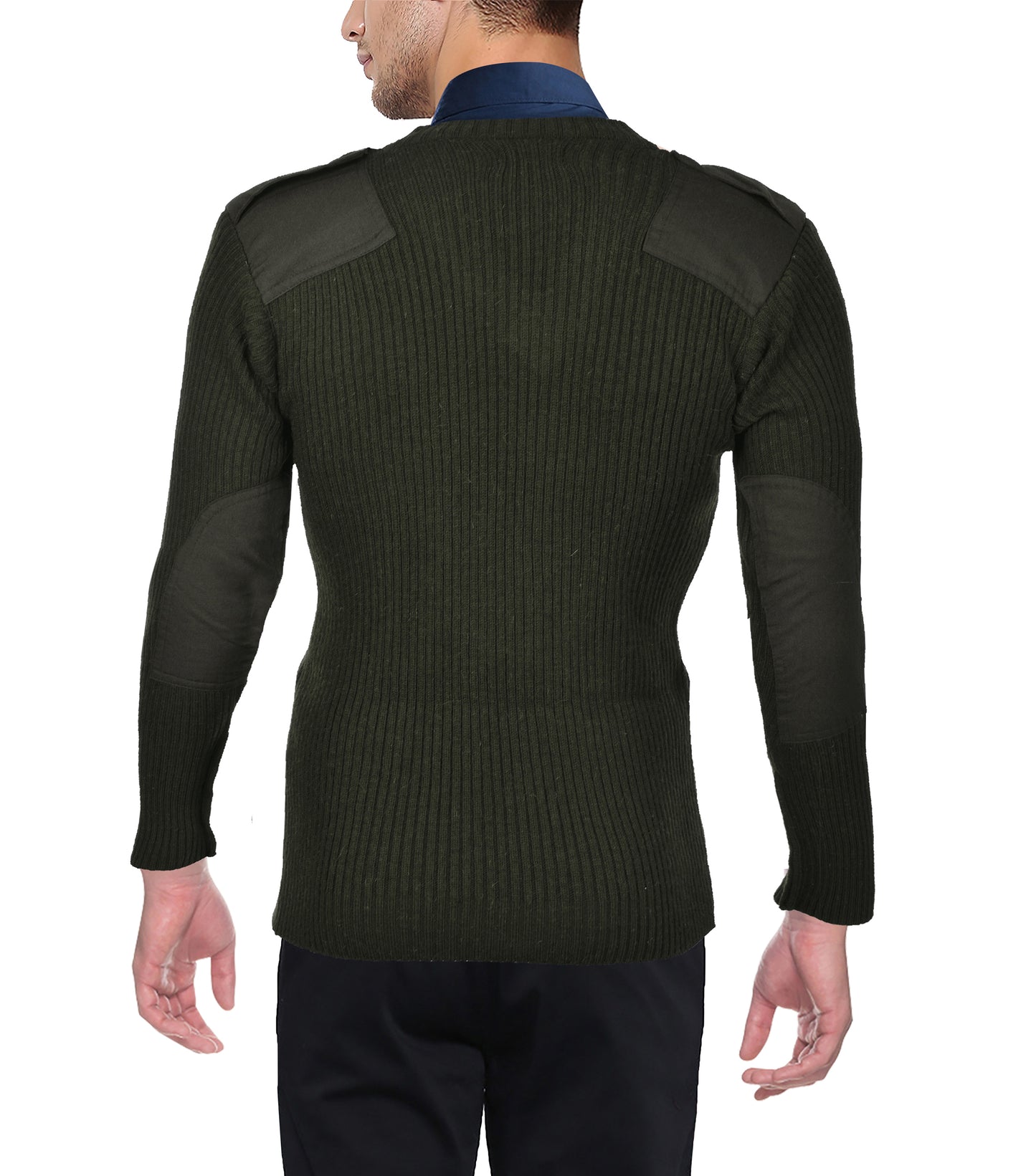 Military Jersey I Olive Green Shade I Woolmark Certified I