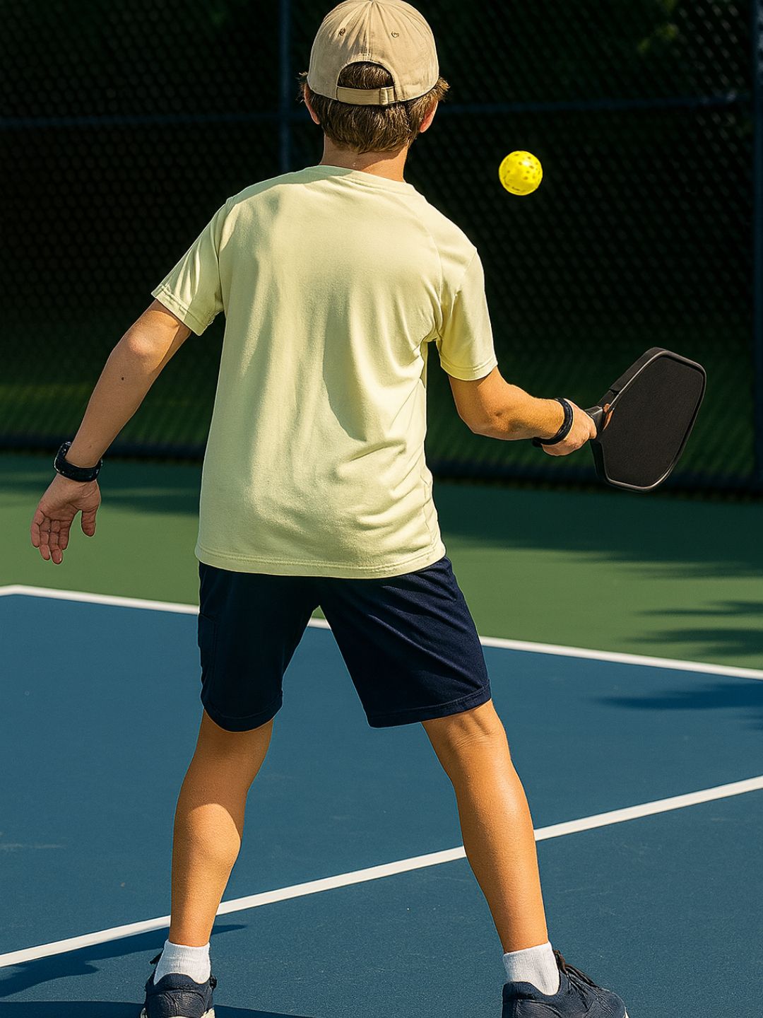 120 Boys Dri-Fit Sports T-shirt I Yellow