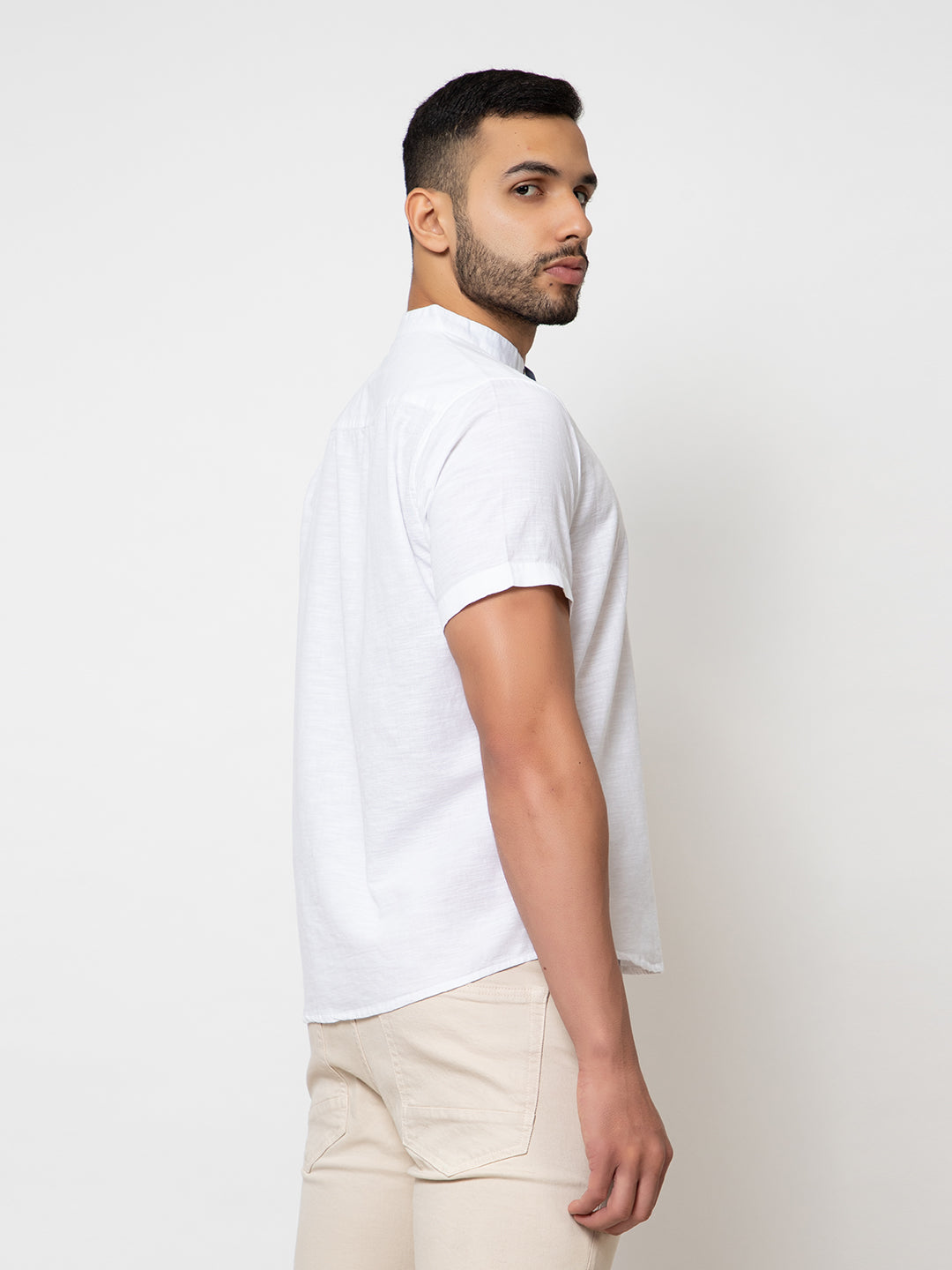 503 Men's Linen Shirt I Off-White