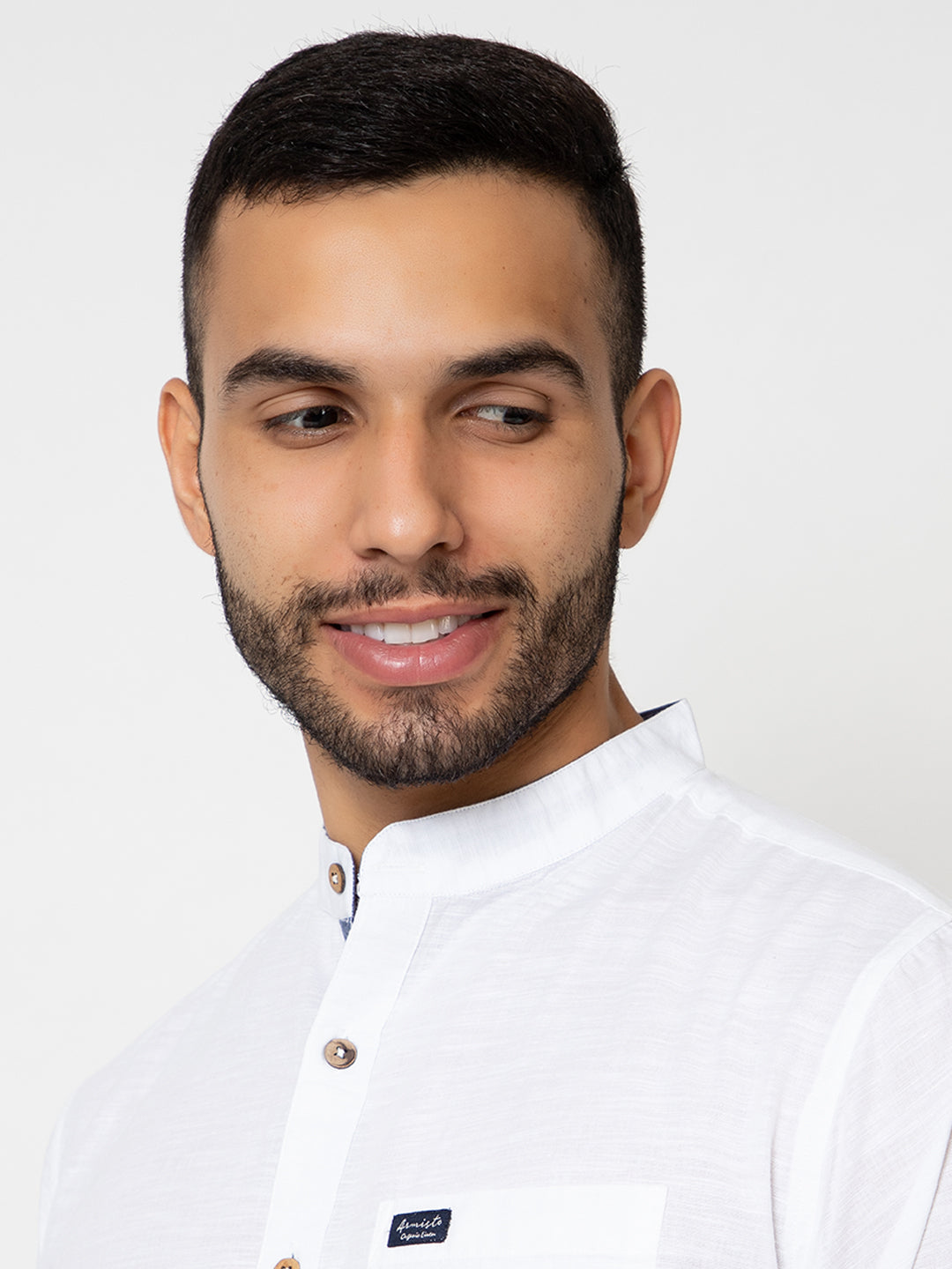 503 Men's Linen Shirt I Off-White