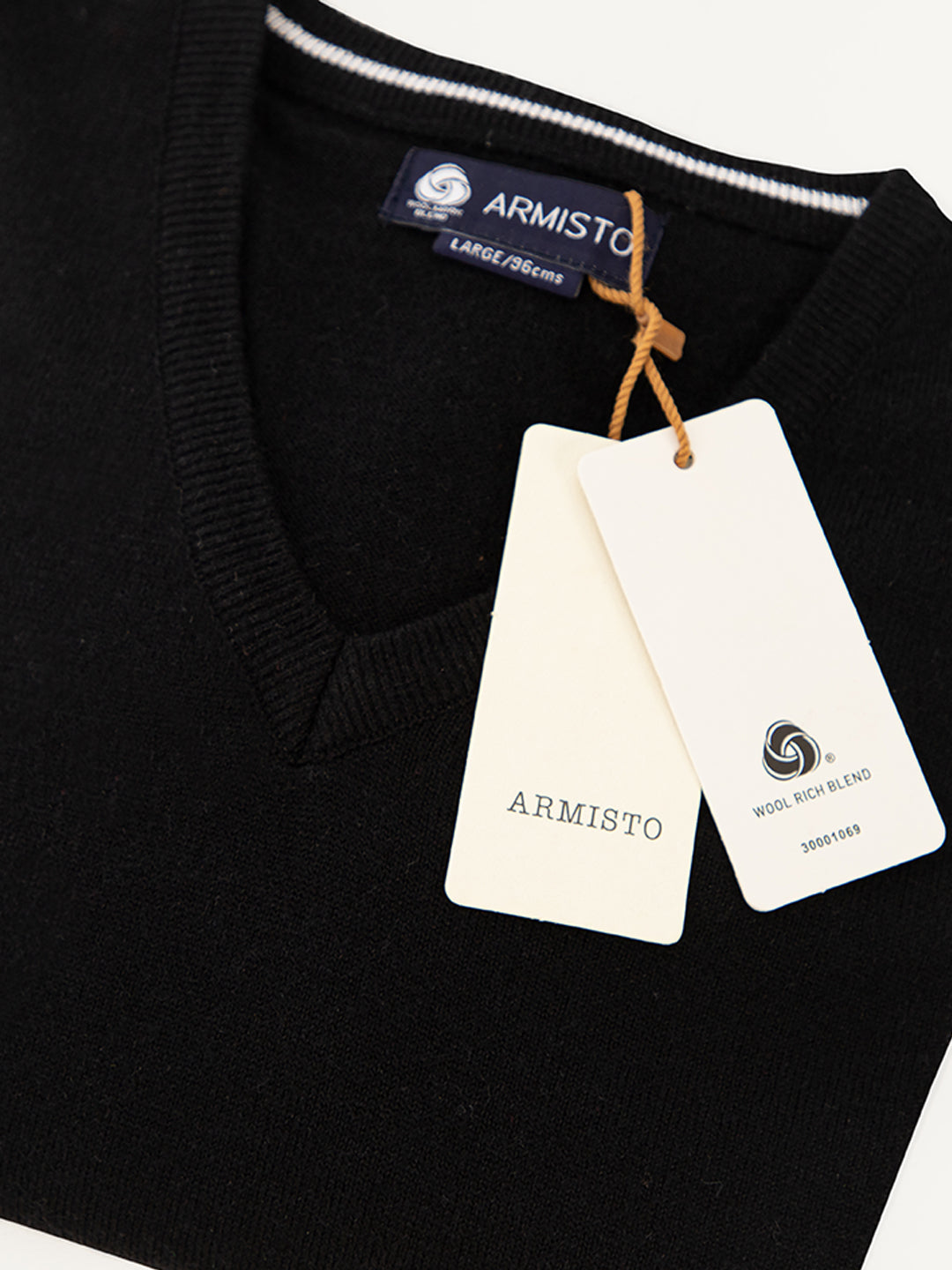 215 Solid Pullover I Wool I Woolmark Certified I Black