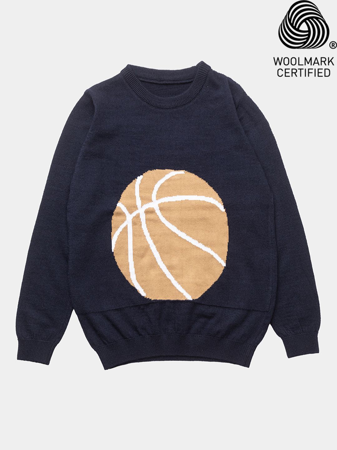 244 Boys Pullover I Wool I Woolmark Certified I Navy