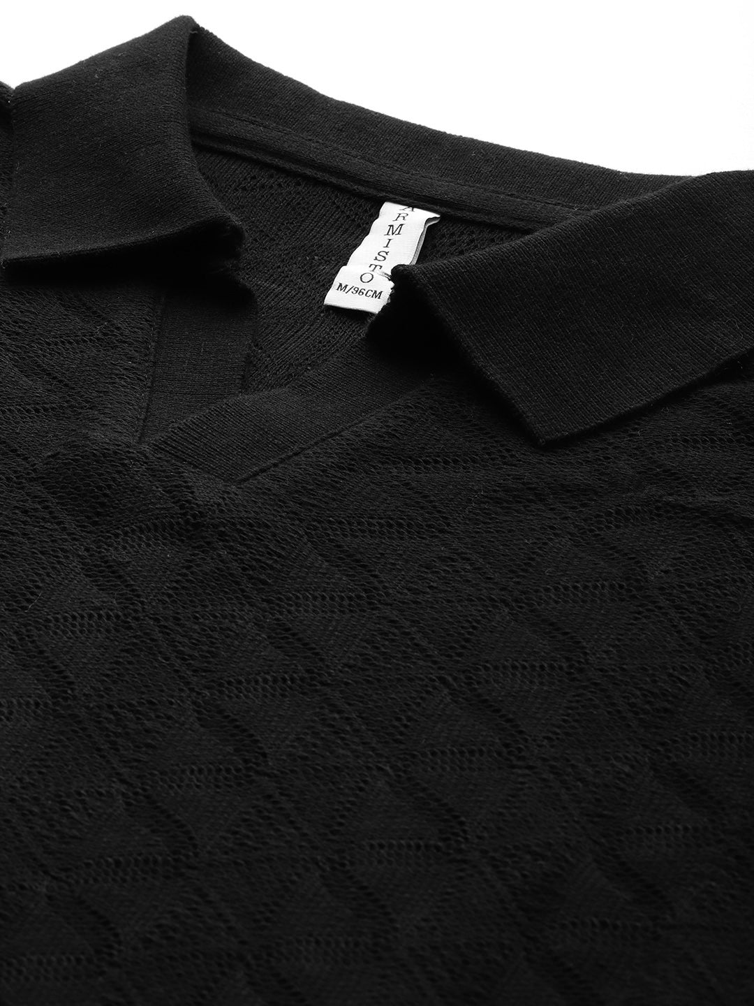 506 Crochet Resort T-shirt I Black