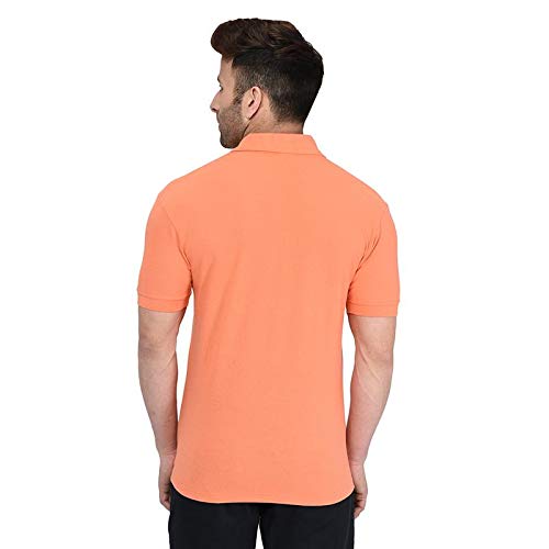 Men's Cotton Polo Basic I 107 Tangerine Orange