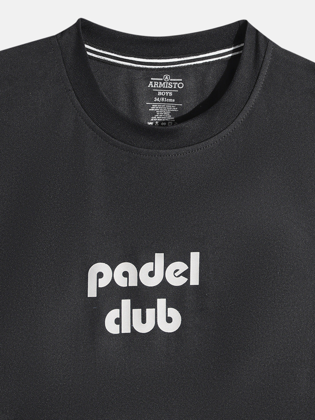 Boys Pickleball Dri-Fit Sports T-shirt I Black