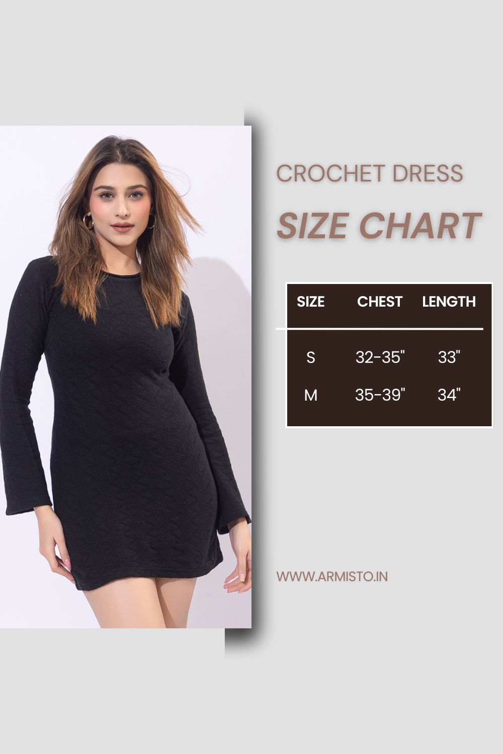 415 Crochet Resort Dress I Black