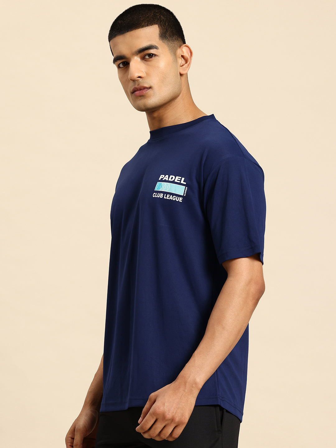 129 Oversized Fit Pickleball DriFIT T-shirt I Denim