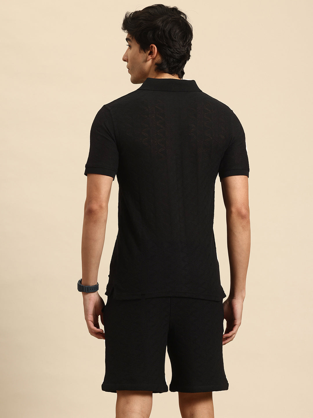 147 Resort Shorts Crochet I Black