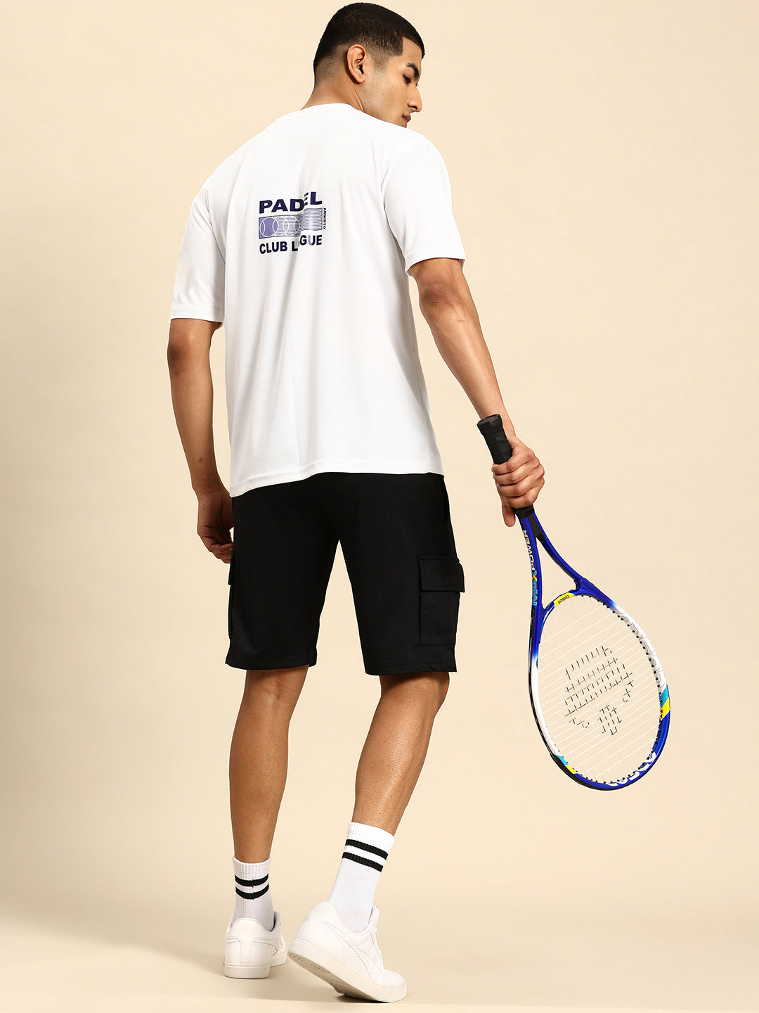 129 Oversized Fit Pickleball DriFIT T-shirt I White