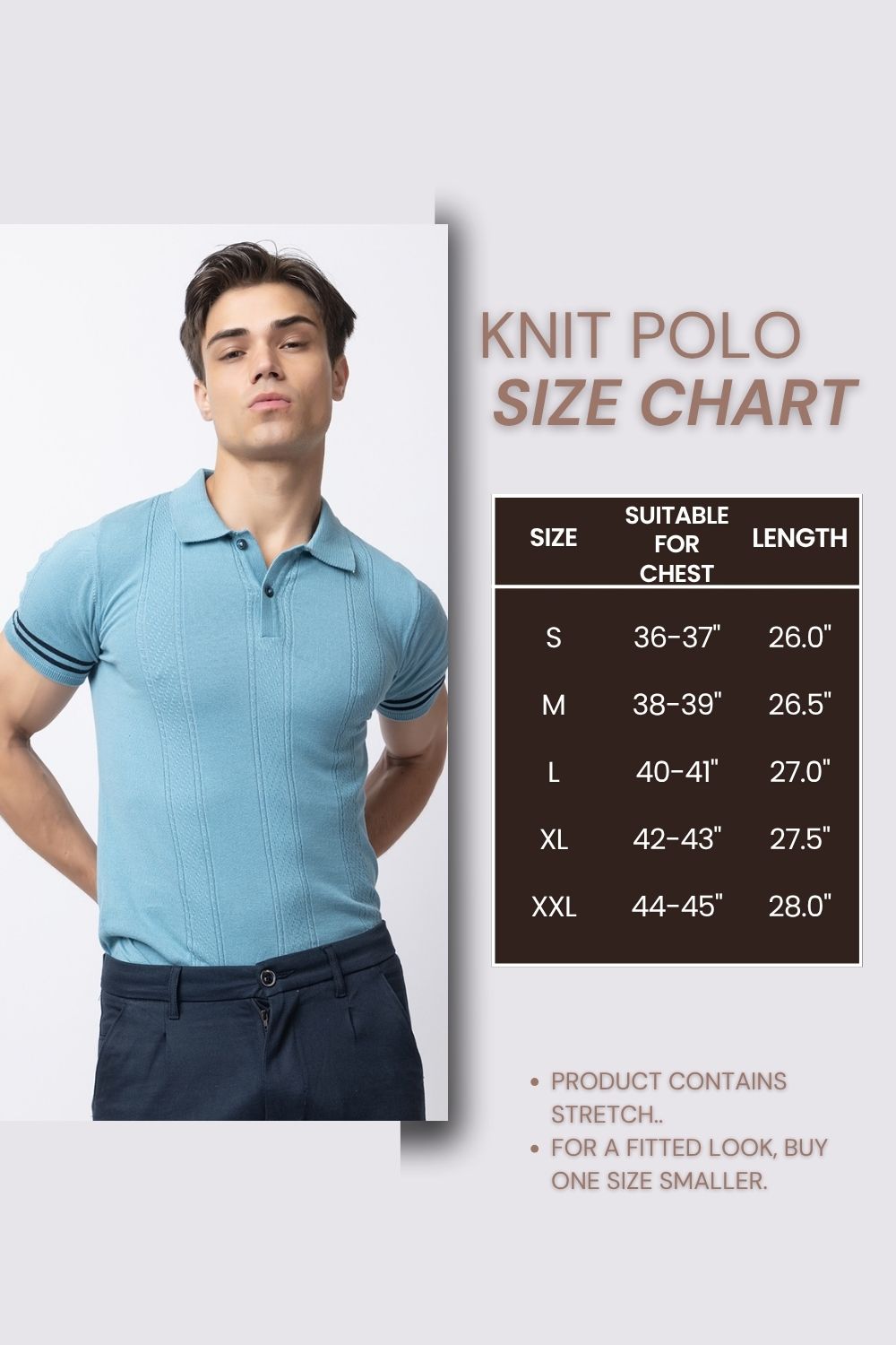602 Textured Knit Polo I Aqua Blue