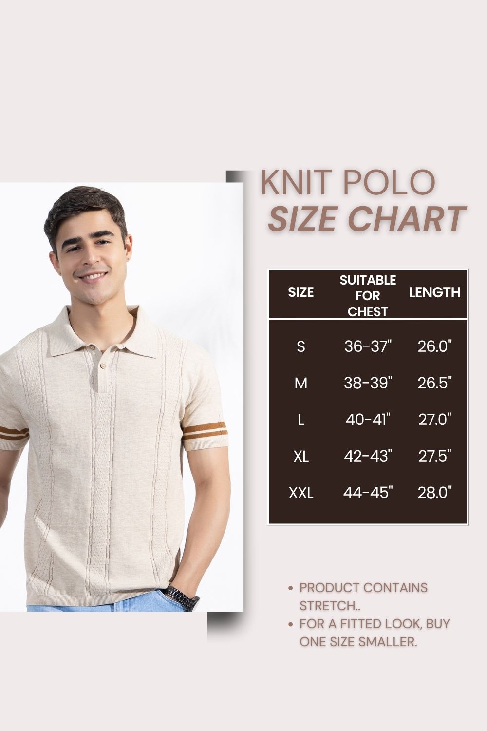 602 Textured Knit Polo I Oatmeal