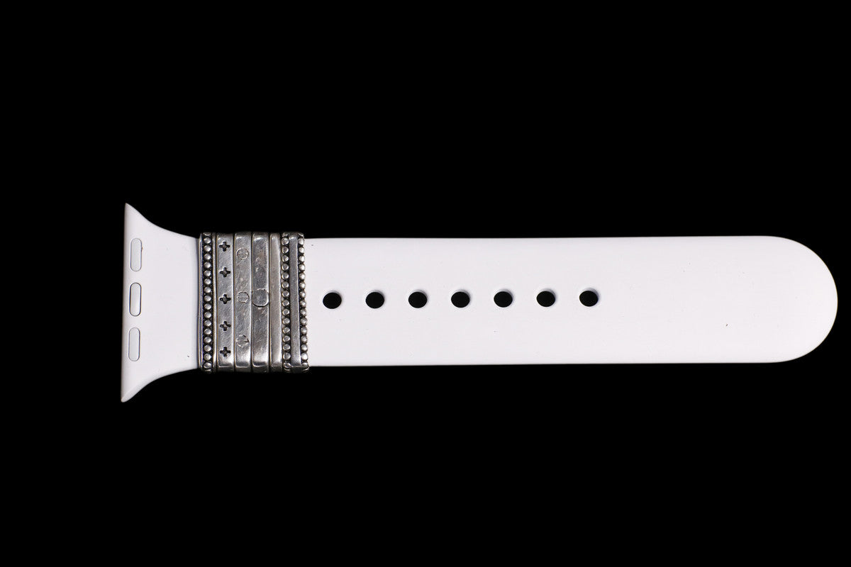 Black Side Beaded Border Watch Link