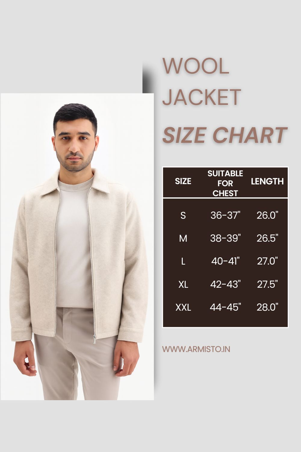 906 Wool Coat Jacket I Cream