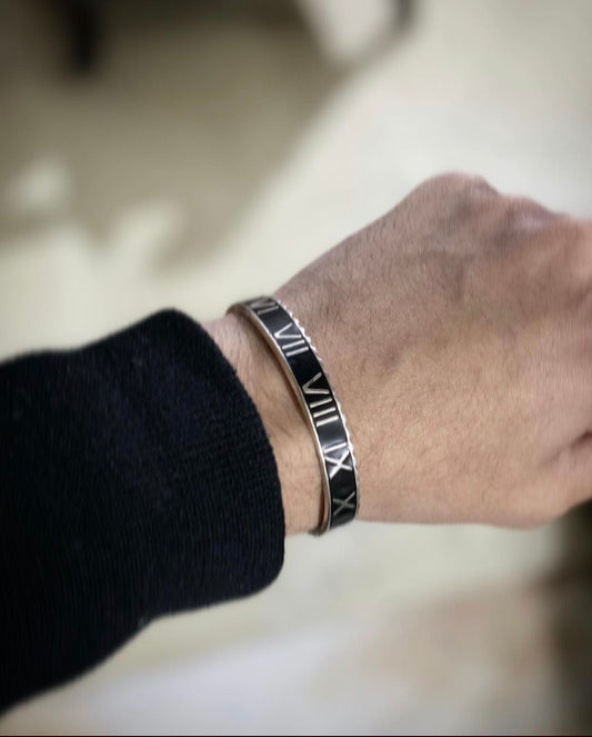 218 Roman Bracelette I Sterling Silver