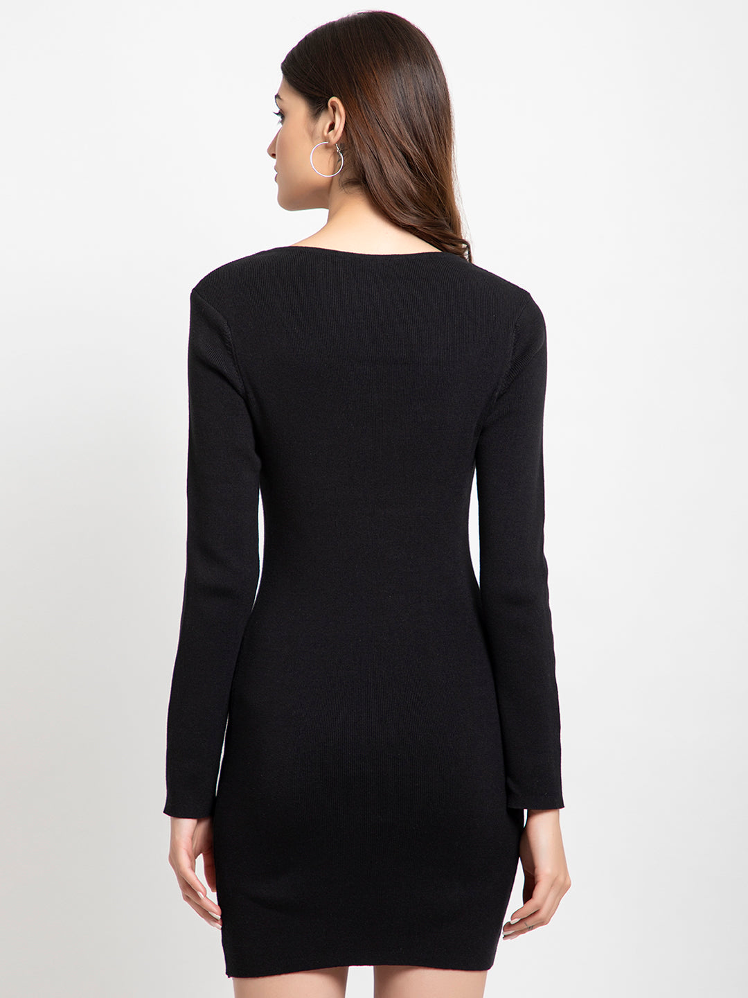 410 Knit Dress I Pure Cotton I Black