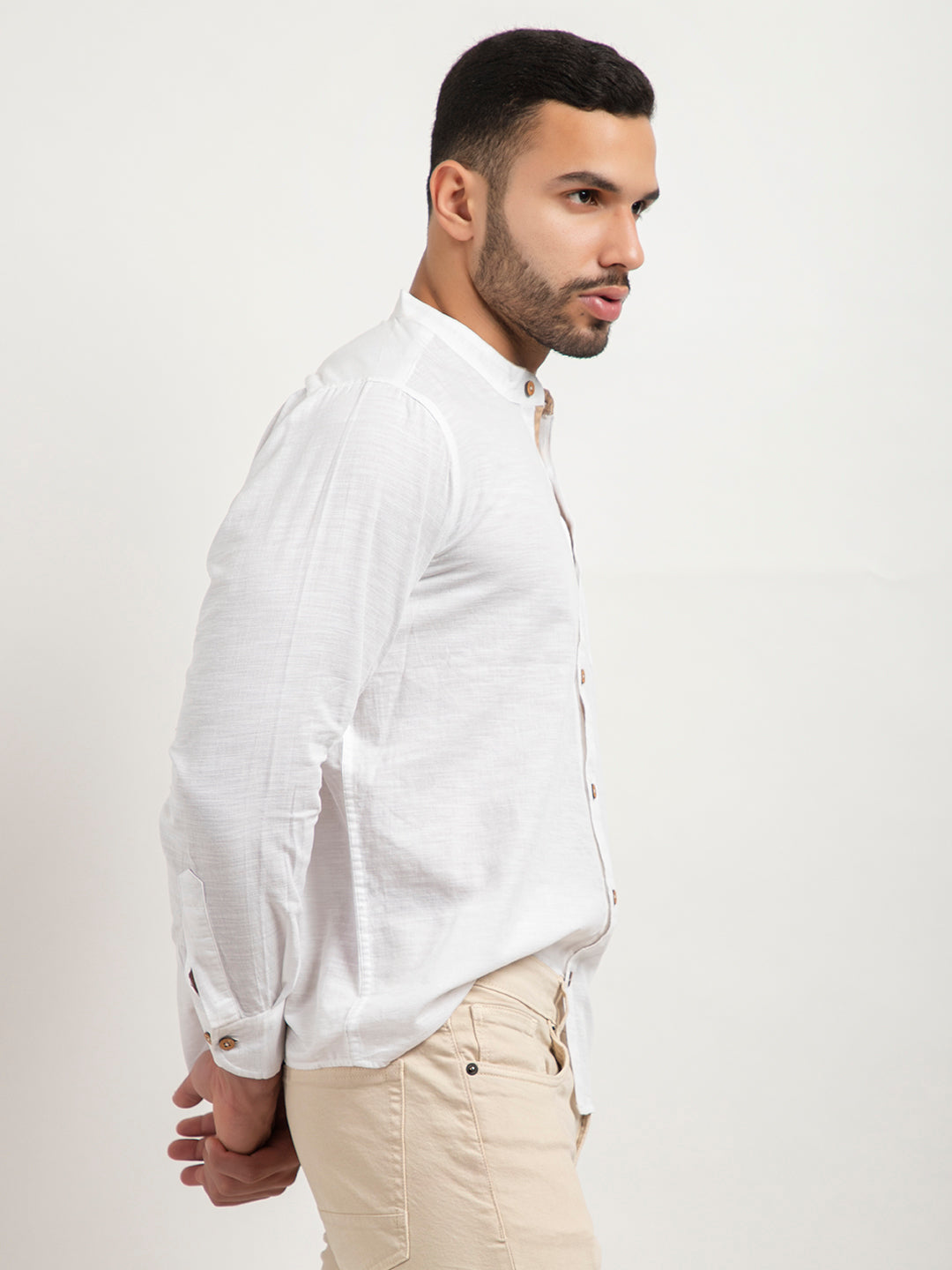 502 Men's Linen Smart Formal Shirt I Full Sleeves