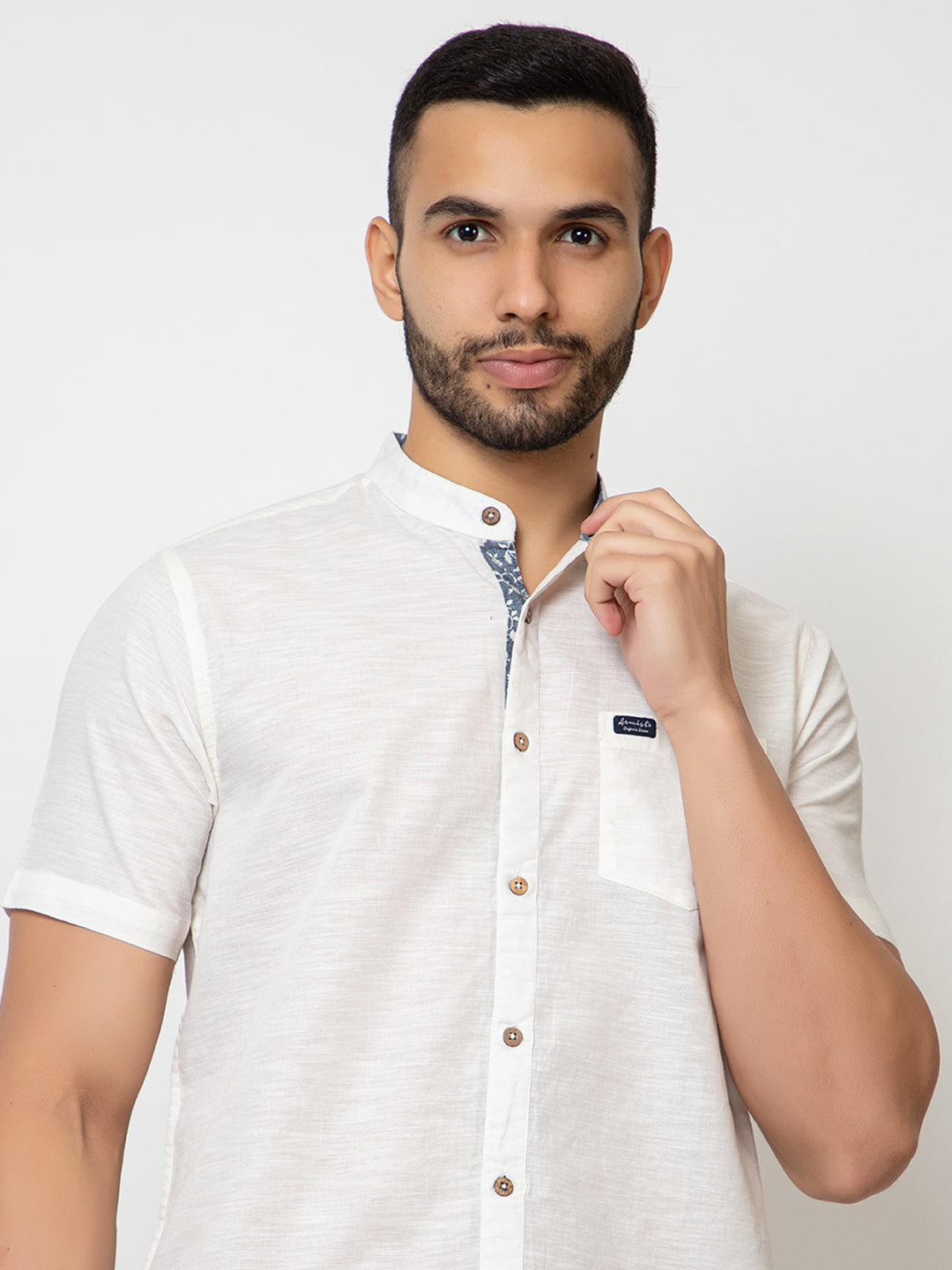 503 Men's Linen Shirt I White